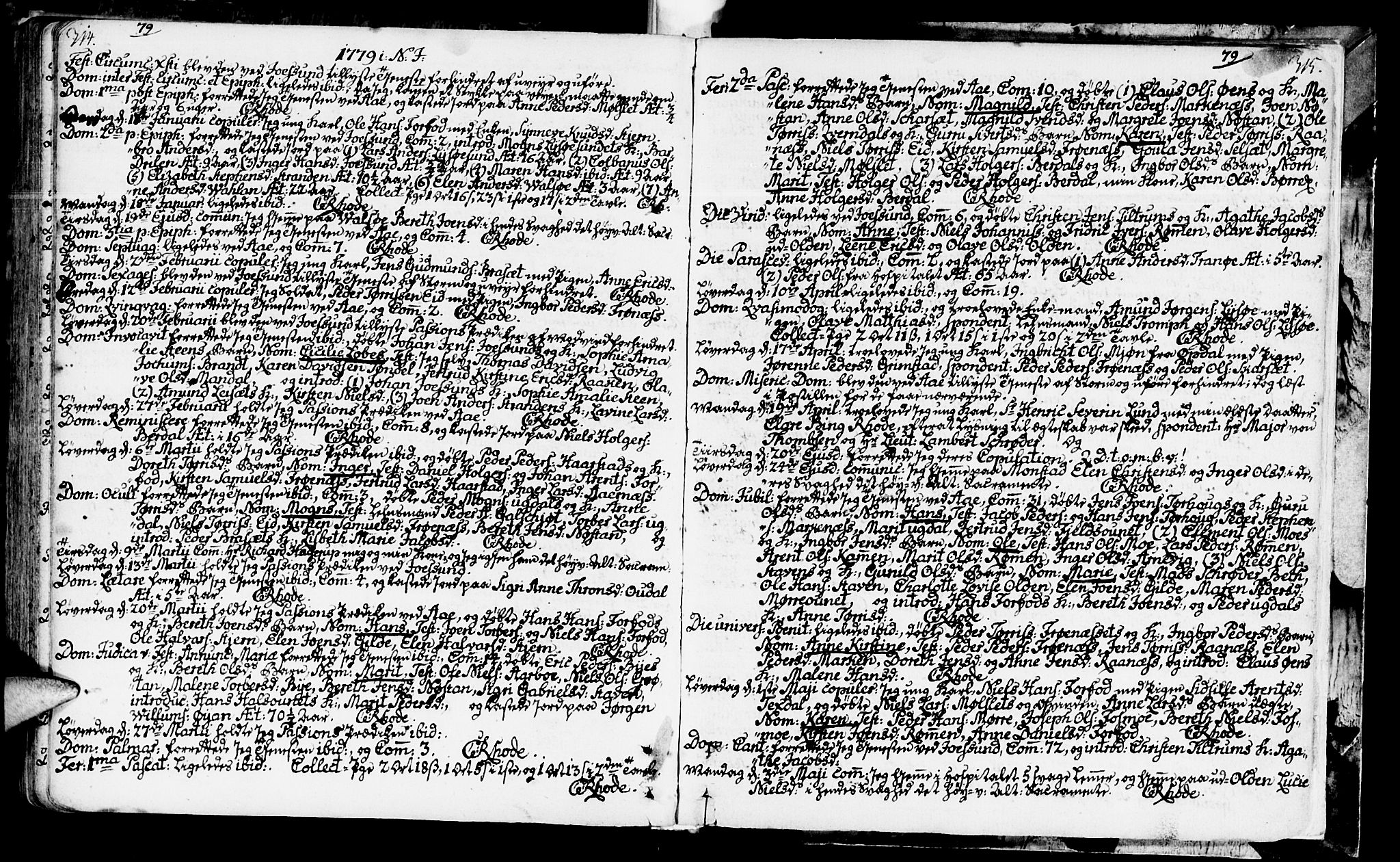 Ministerialprotokoller, klokkerbøker og fødselsregistre - Sør-Trøndelag, SAT/A-1456/655/L0672: Parish register (official) no. 655A01, 1750-1779, p. 314-315