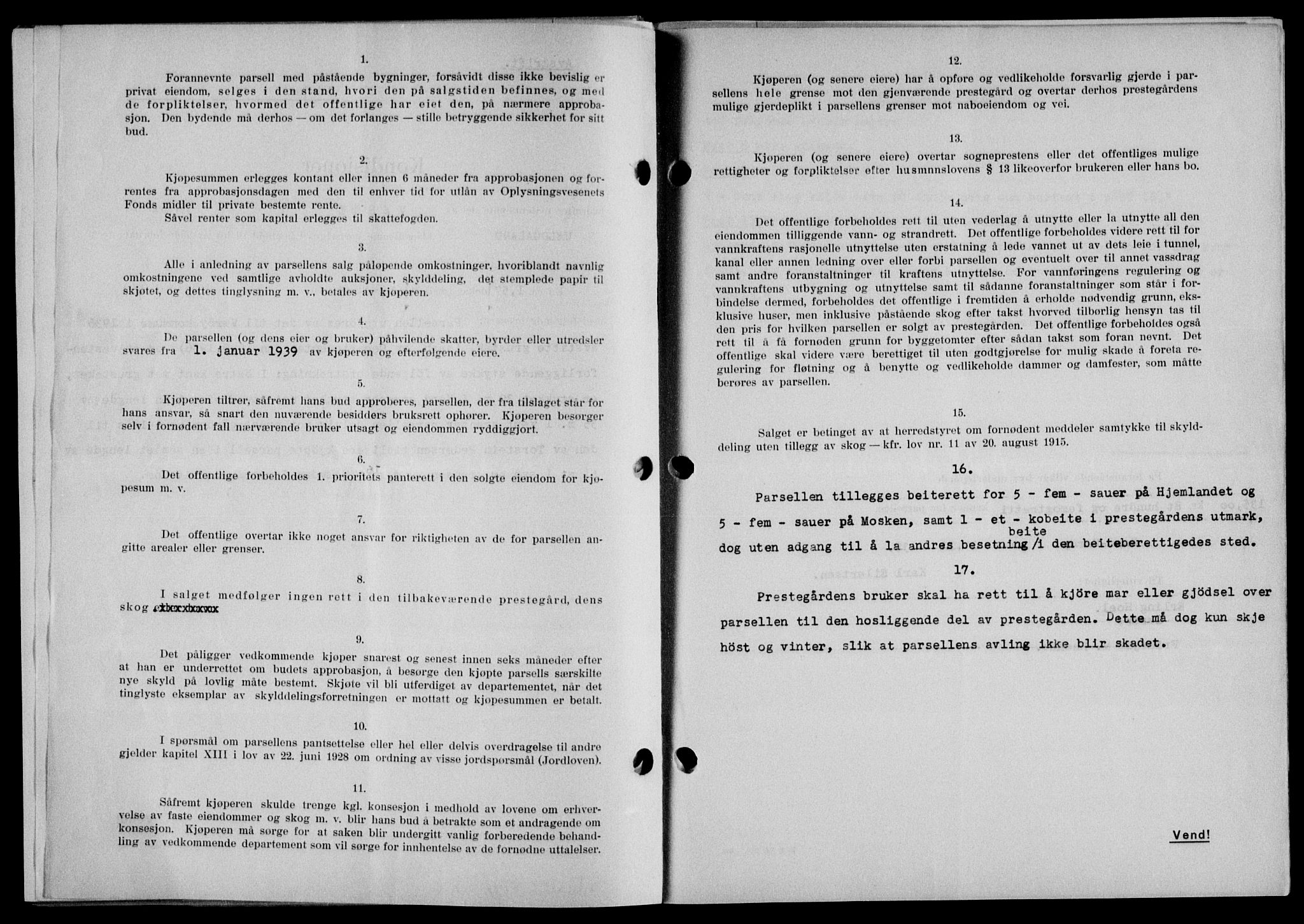 Lofoten sorenskriveri, SAT/A-0017/1/2/2C/L0005a: Mortgage book no. 5a, 1939-1939, Diary no: : 1164/1939