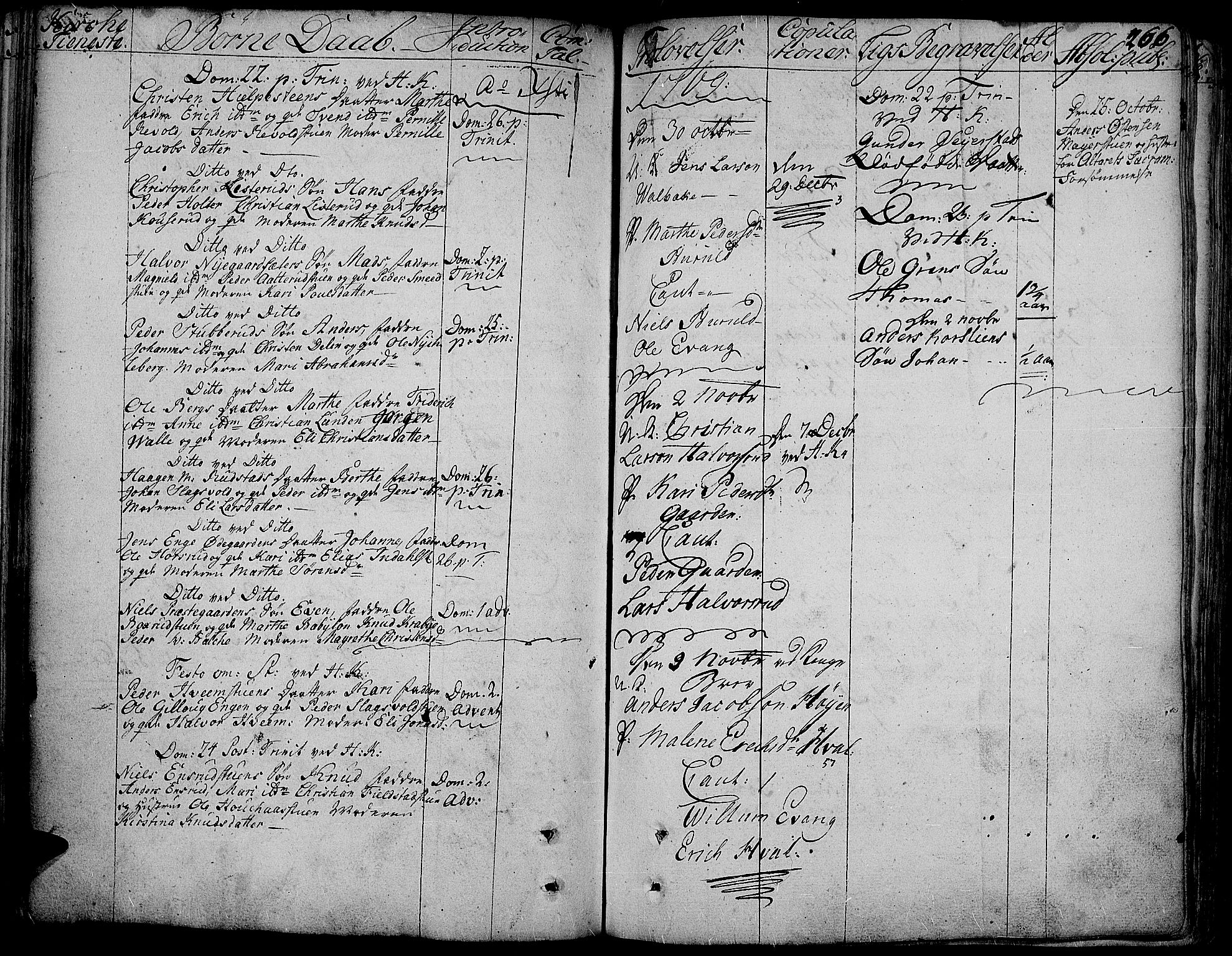 Toten prestekontor, AV/SAH-PREST-102/H/Ha/Haa/L0005: Parish register (official) no. 5, 1761-1772, p. 266