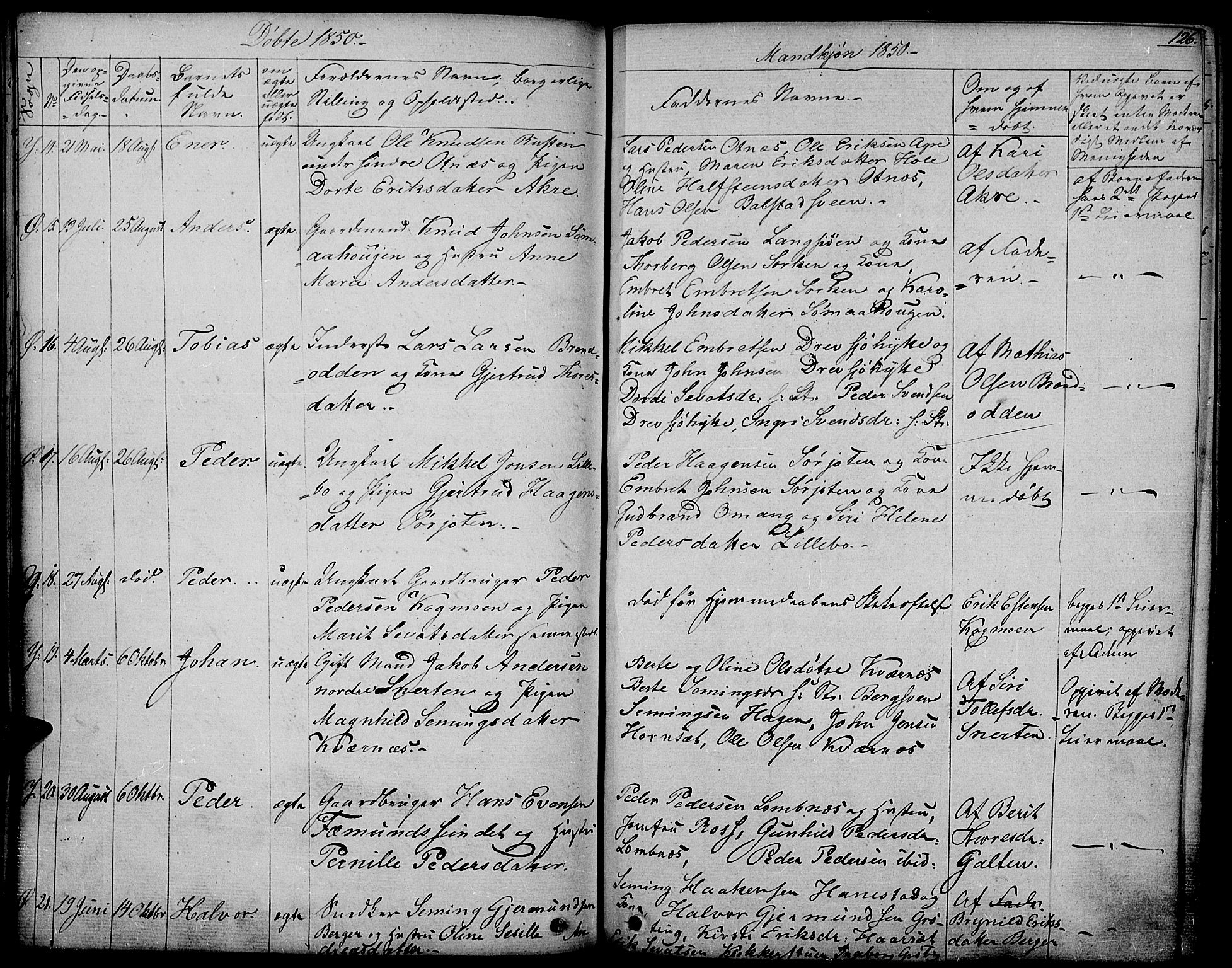 Rendalen prestekontor, AV/SAH-PREST-054/H/Ha/Haa/L0004: Parish register (official) no. 4, 1829-1852, p. 126