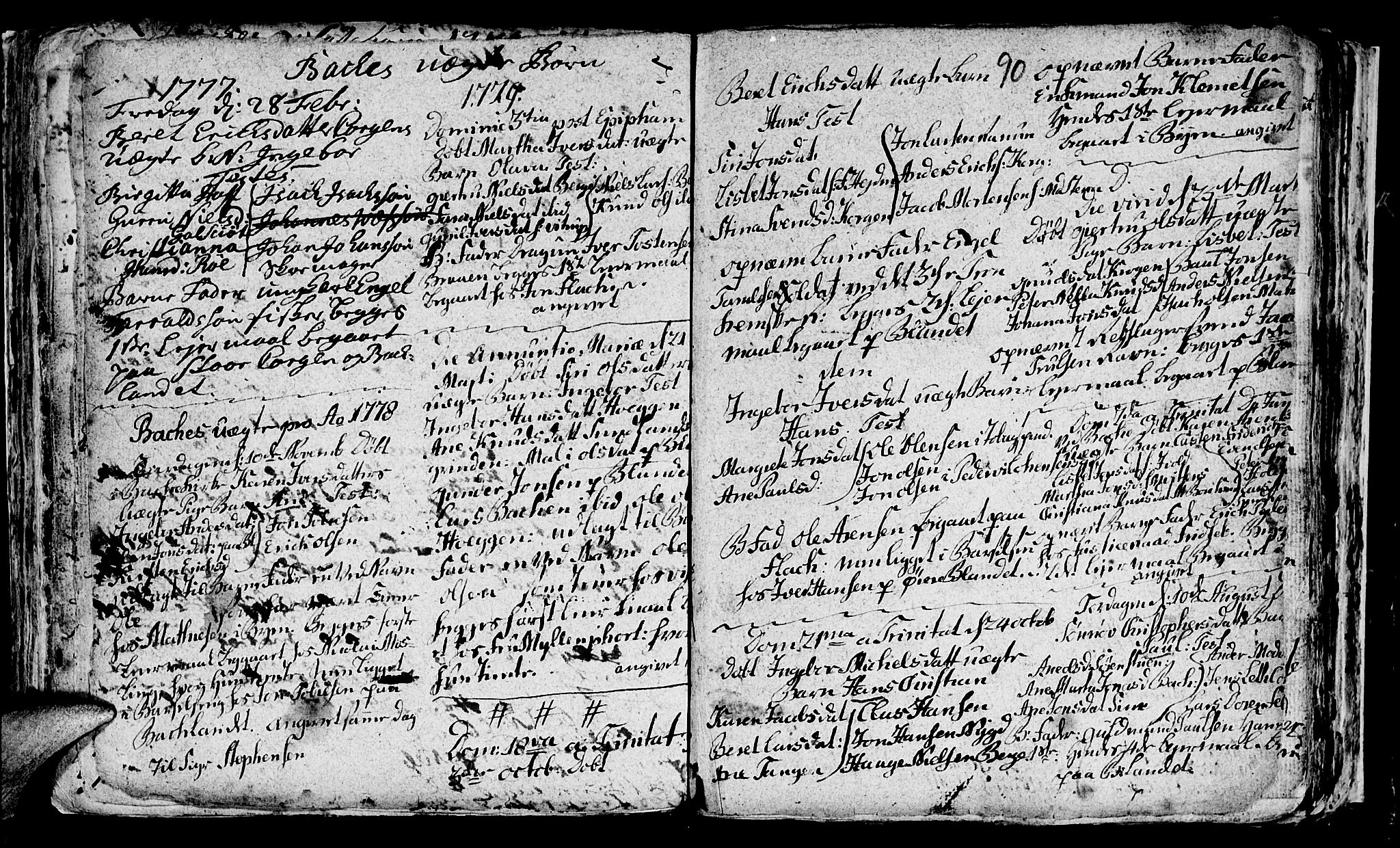 Ministerialprotokoller, klokkerbøker og fødselsregistre - Sør-Trøndelag, SAT/A-1456/604/L0218: Parish register (copy) no. 604C01, 1754-1819, p. 90