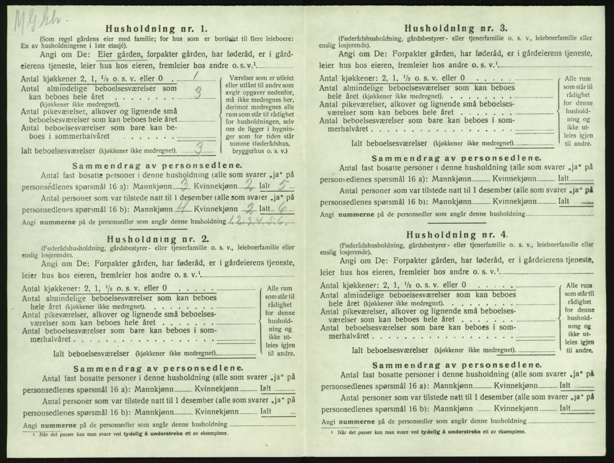 SAKO, 1920 census for Lardal, 1920, p. 968
