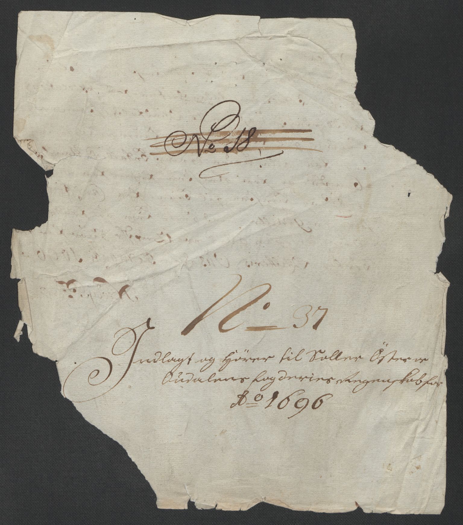 Rentekammeret inntil 1814, Reviderte regnskaper, Fogderegnskap, RA/EA-4092/R13/L0834: Fogderegnskap Solør, Odal og Østerdal, 1696, p. 365