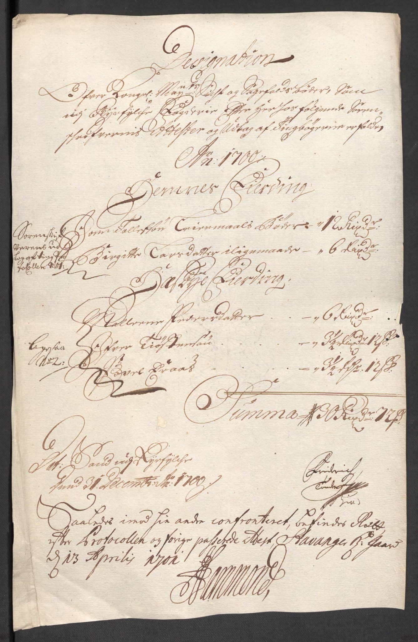 Rentekammeret inntil 1814, Reviderte regnskaper, Fogderegnskap, RA/EA-4092/R47/L2858: Fogderegnskap Ryfylke, 1697-1700, p. 350