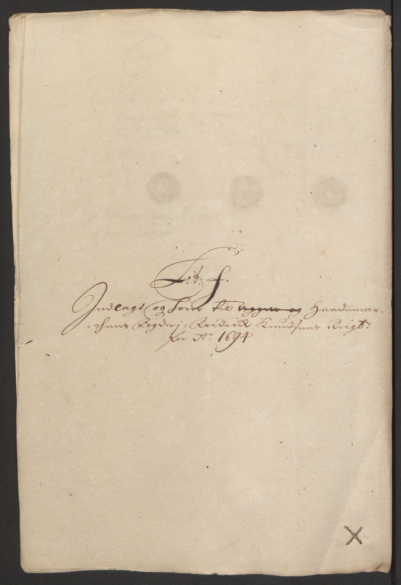 Rentekammeret inntil 1814, Reviderte regnskaper, Fogderegnskap, RA/EA-4092/R16/L1035: Fogderegnskap Hedmark, 1694, p. 78