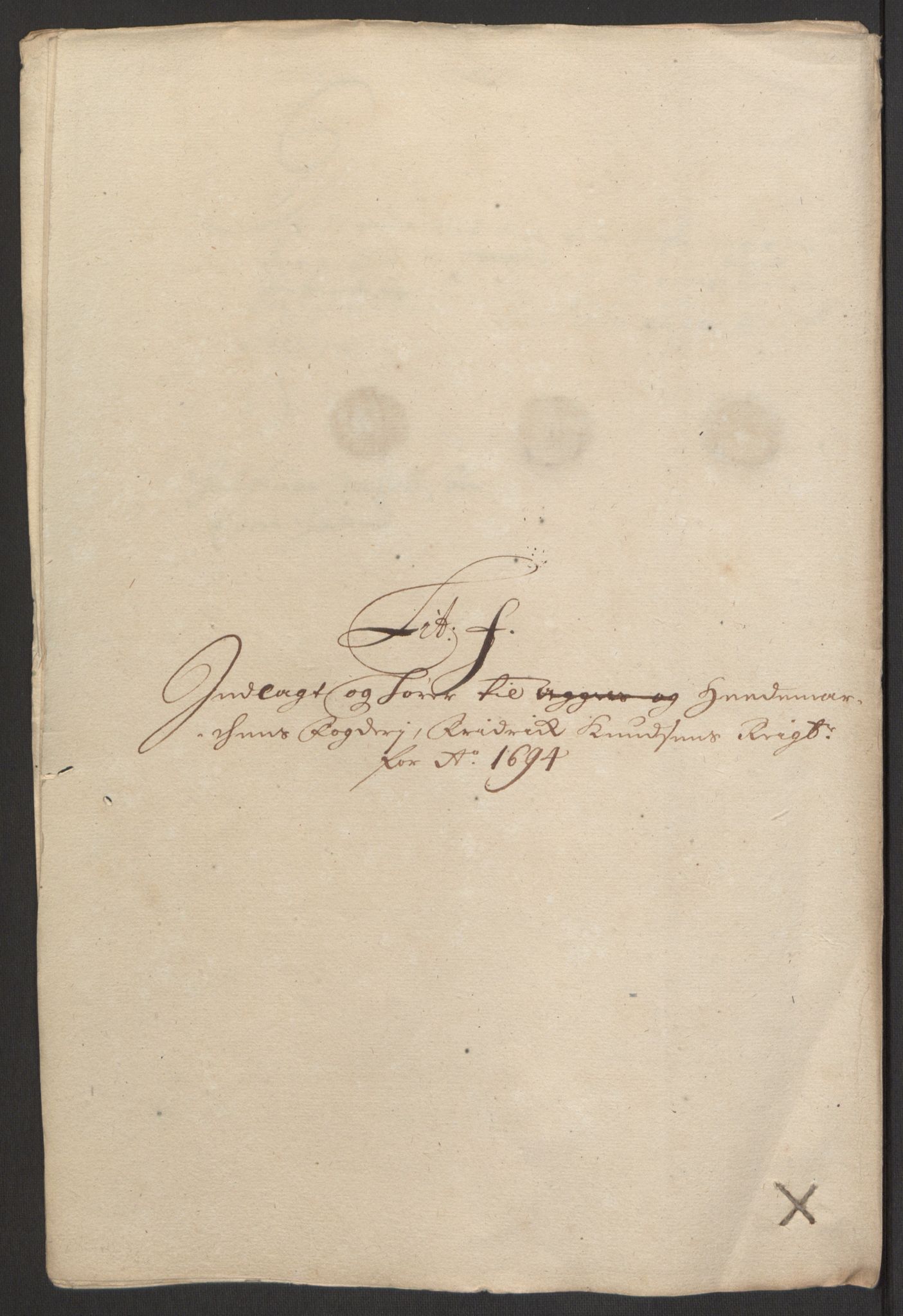 Rentekammeret inntil 1814, Reviderte regnskaper, Fogderegnskap, AV/RA-EA-4092/R16/L1035: Fogderegnskap Hedmark, 1694, p. 78