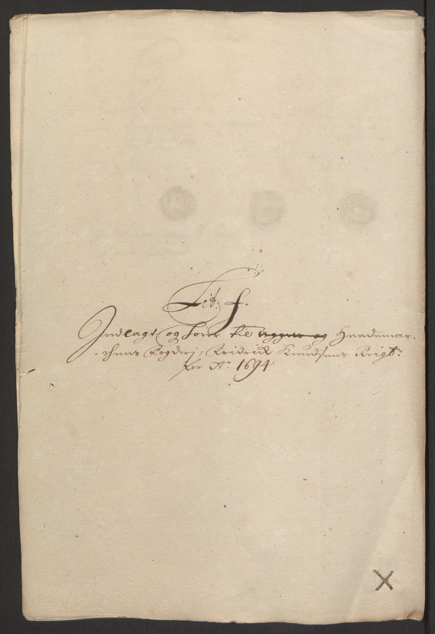 Rentekammeret inntil 1814, Reviderte regnskaper, Fogderegnskap, AV/RA-EA-4092/R16/L1035: Fogderegnskap Hedmark, 1694, p. 78