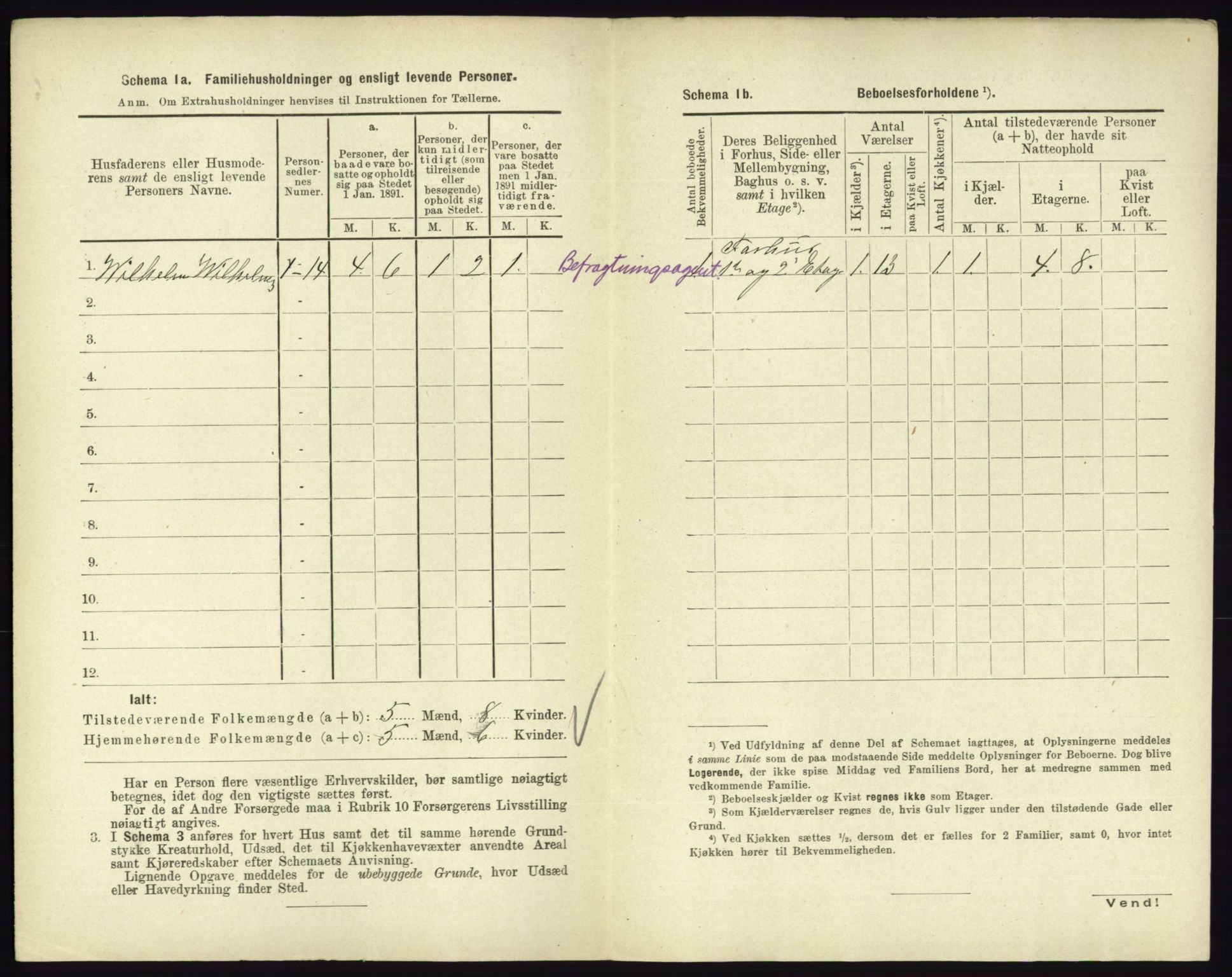 RA, 1891 census for 0705 Tønsberg, 1891, p. 1125