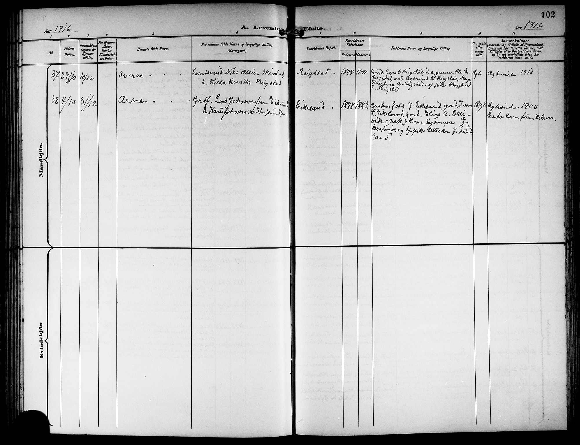 Hamre sokneprestembete, AV/SAB-A-75501/H/Ha/Hab: Parish register (copy) no. B 4, 1898-1919, p. 102