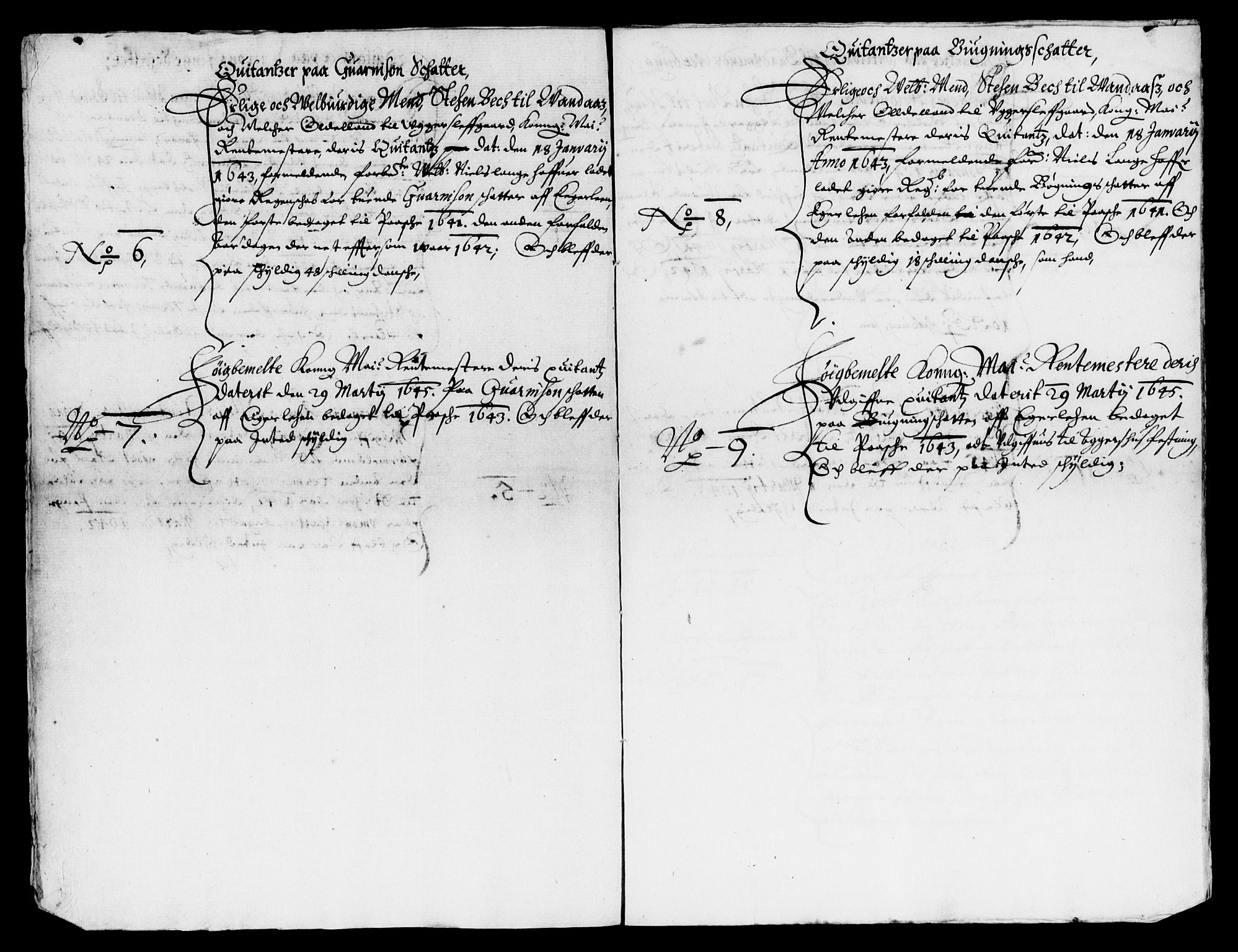 Rentekammeret inntil 1814, Reviderte regnskaper, Lensregnskaper, AV/RA-EA-5023/R/Rb/Rbm/L0007: Eiker len, 1640-1643