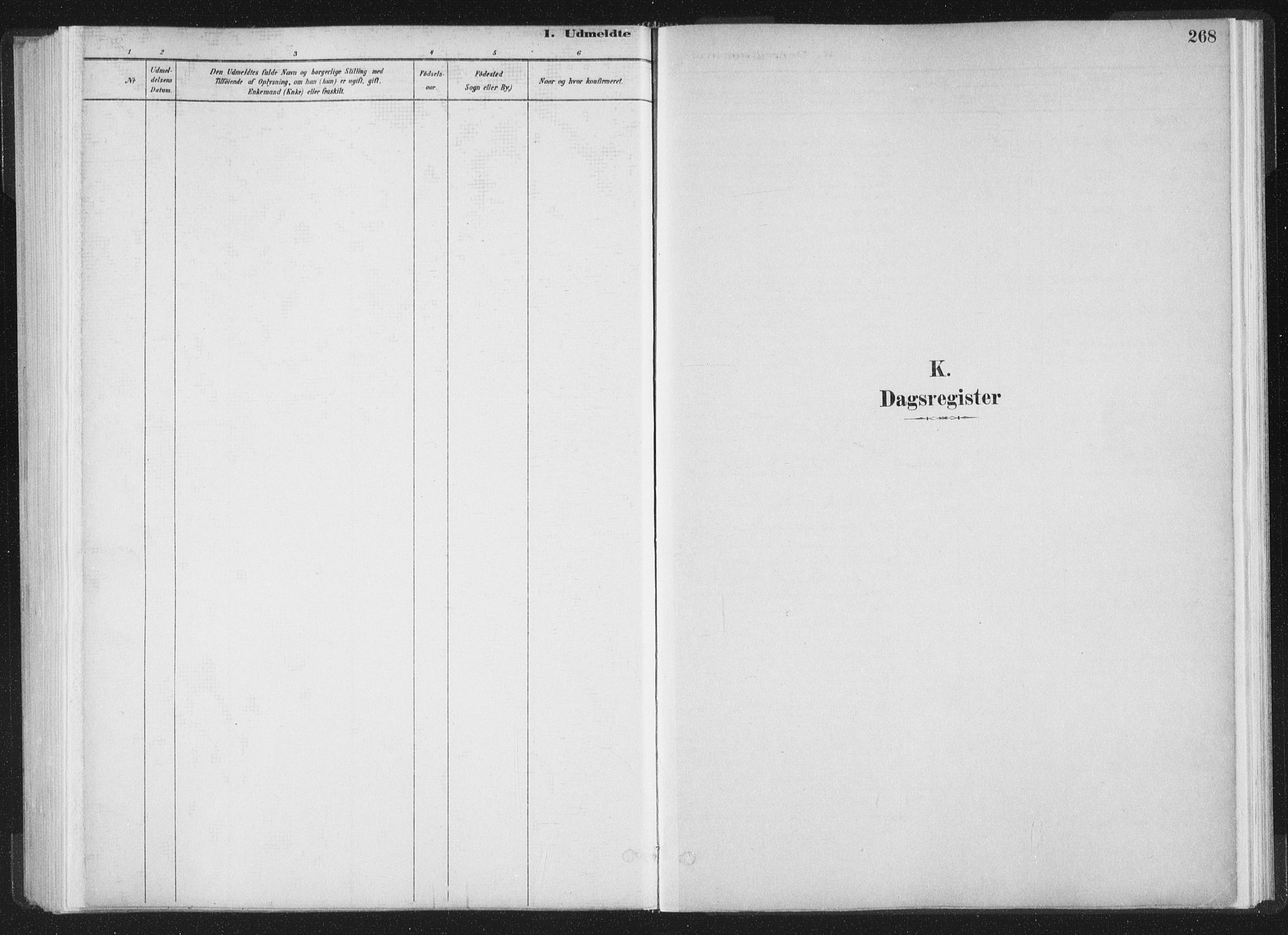 Ministerialprotokoller, klokkerbøker og fødselsregistre - Møre og Romsdal, SAT/A-1454/564/L0740: Parish register (official) no. 564A01, 1880-1899, p. 268