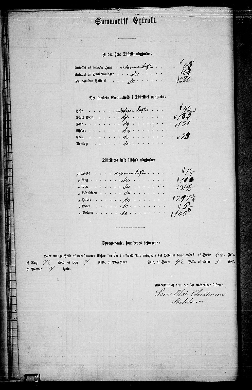 RA, 1865 census for Høland, 1865, p. 27