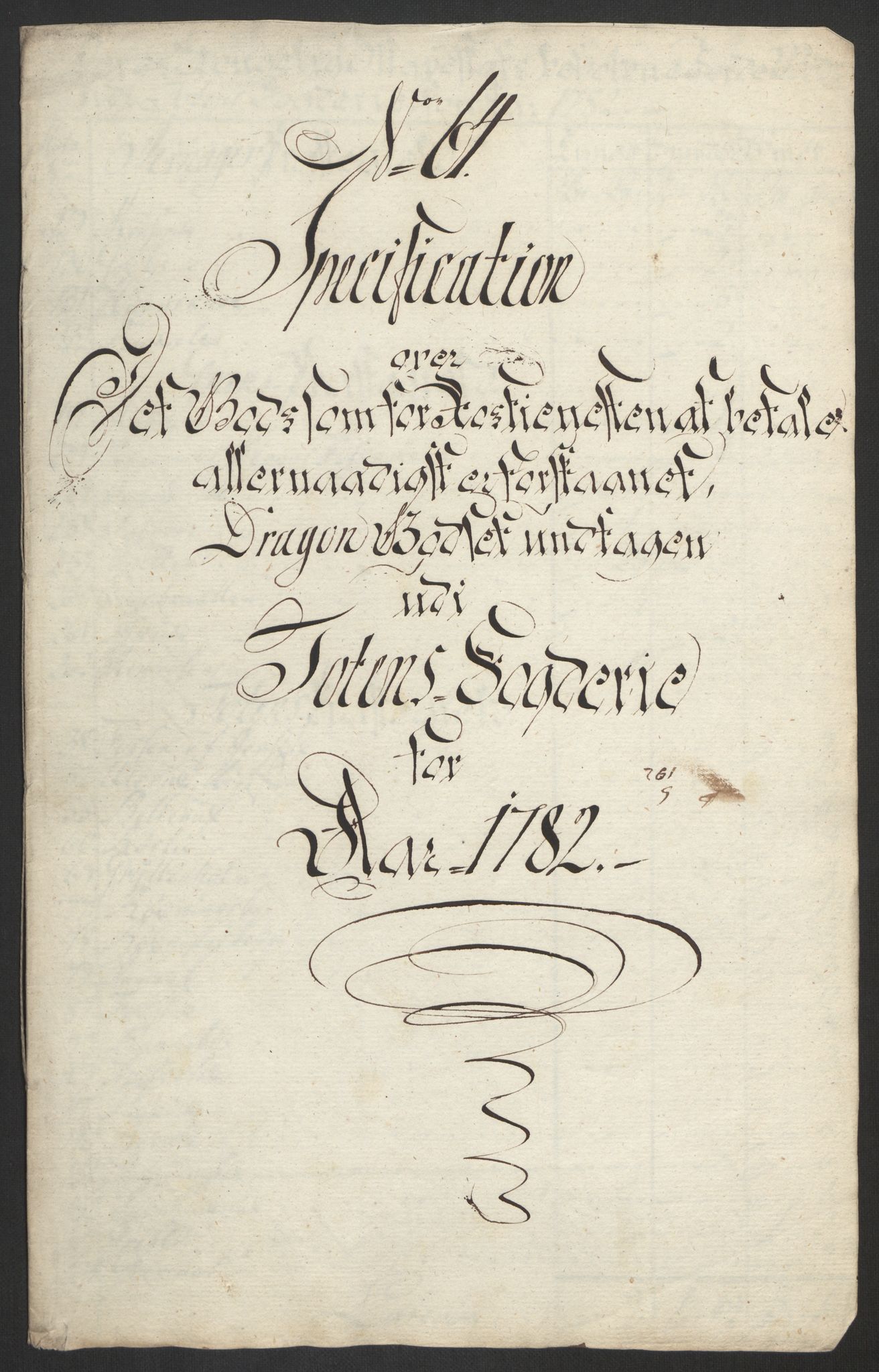 Rentekammeret inntil 1814, Reviderte regnskaper, Fogderegnskap, RA/EA-4092/R19/L1369: Fogderegnskap Toten, Hadeland og Vardal, 1782, p. 228