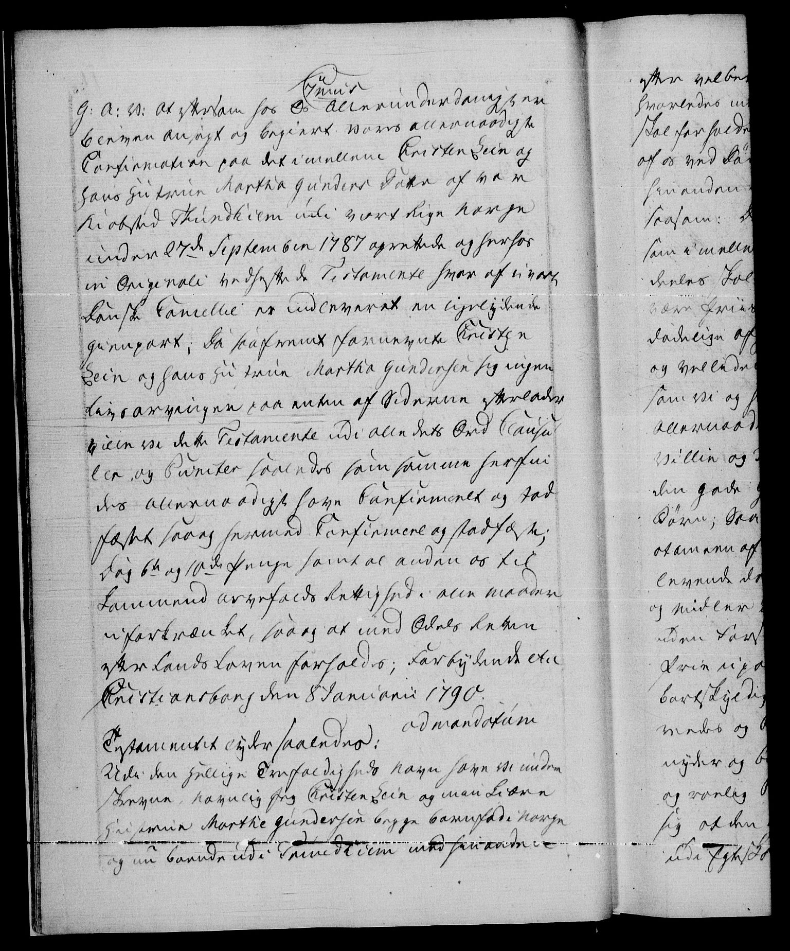 Danske Kanselli 1572-1799, AV/RA-EA-3023/F/Fc/Fca/Fcaa/L0053: Norske registre, 1790-1791, p. 11b