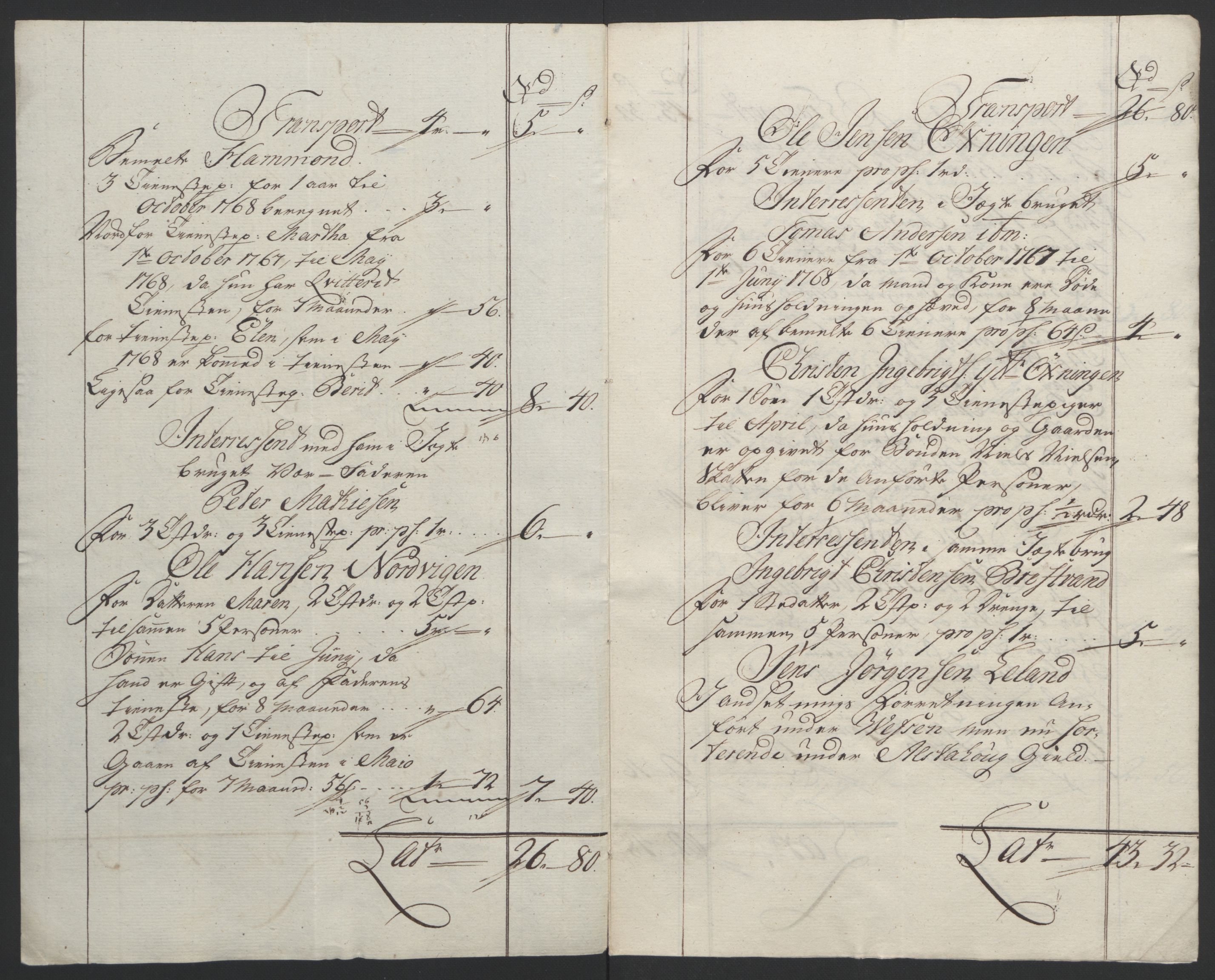 Rentekammeret inntil 1814, Reviderte regnskaper, Fogderegnskap, RA/EA-4092/R65/L4573: Ekstraskatten Helgeland, 1762-1772, p. 209