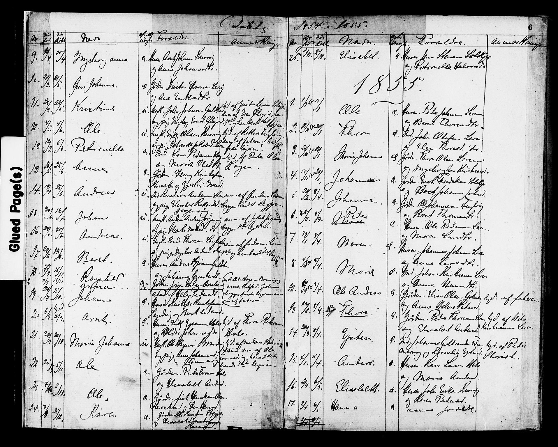 Ministerialprotokoller, klokkerbøker og fødselsregistre - Møre og Romsdal, AV/SAT-A-1454/577/L0894: Parish register (official) no. 577A01, 1850-1874, p. 6