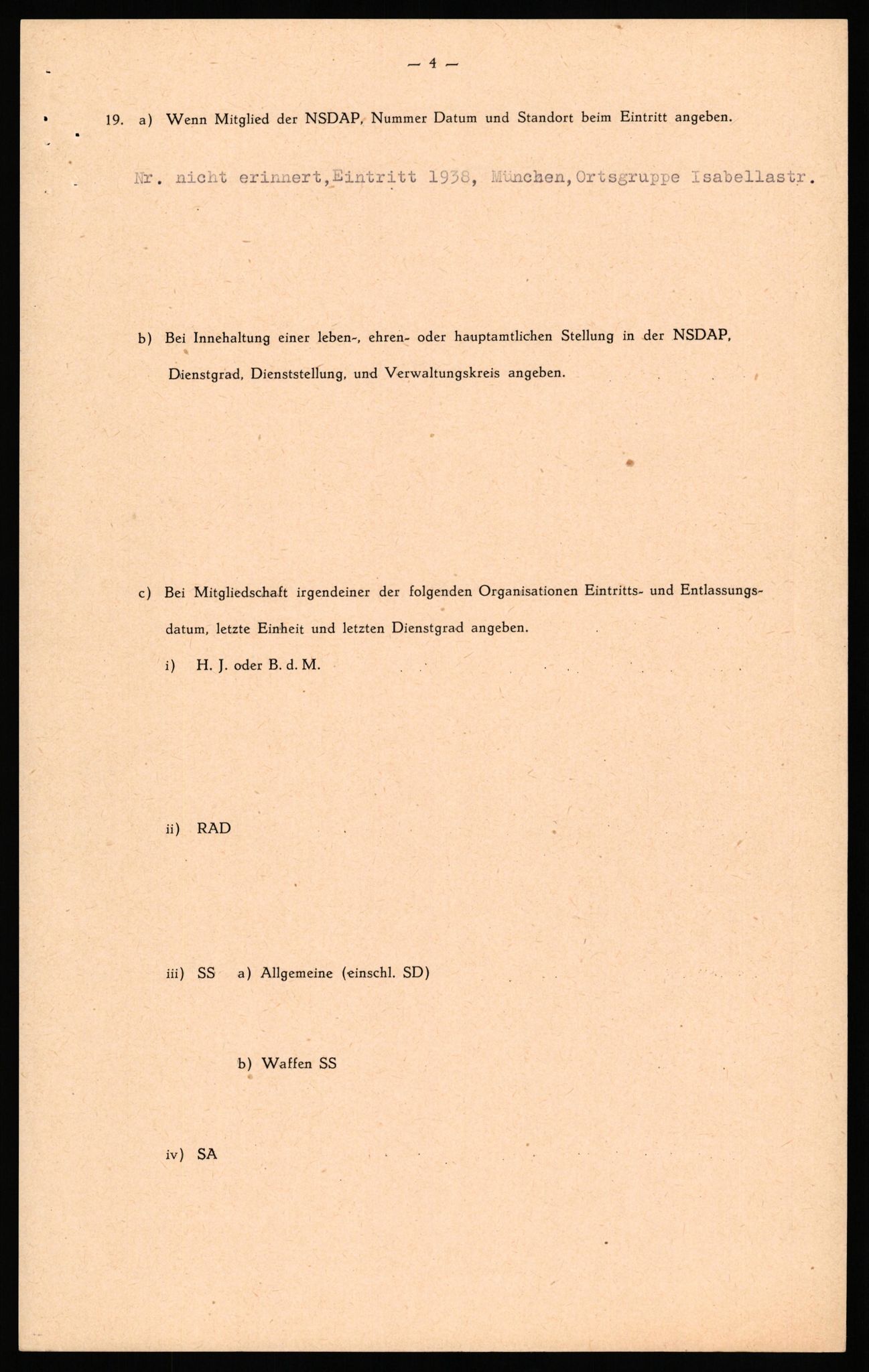 Forsvaret, Forsvarets overkommando II, AV/RA-RAFA-3915/D/Db/L0036: CI Questionaires. Tyske okkupasjonsstyrker i Norge. Tyskere., 1945-1946, p. 139