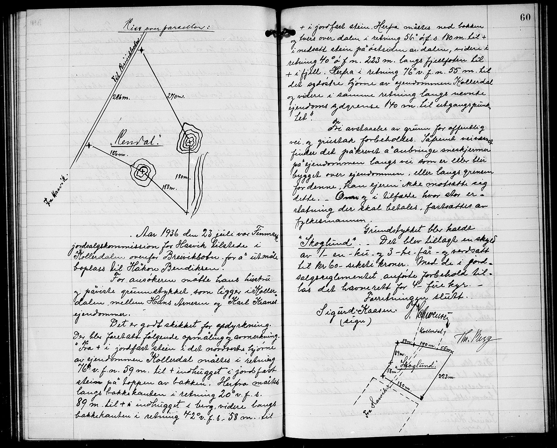 Lensmannen i Hasvik (hos Finnmarkseiendommen)*, FIEI/-, 1927-1938, p. 59b-60a