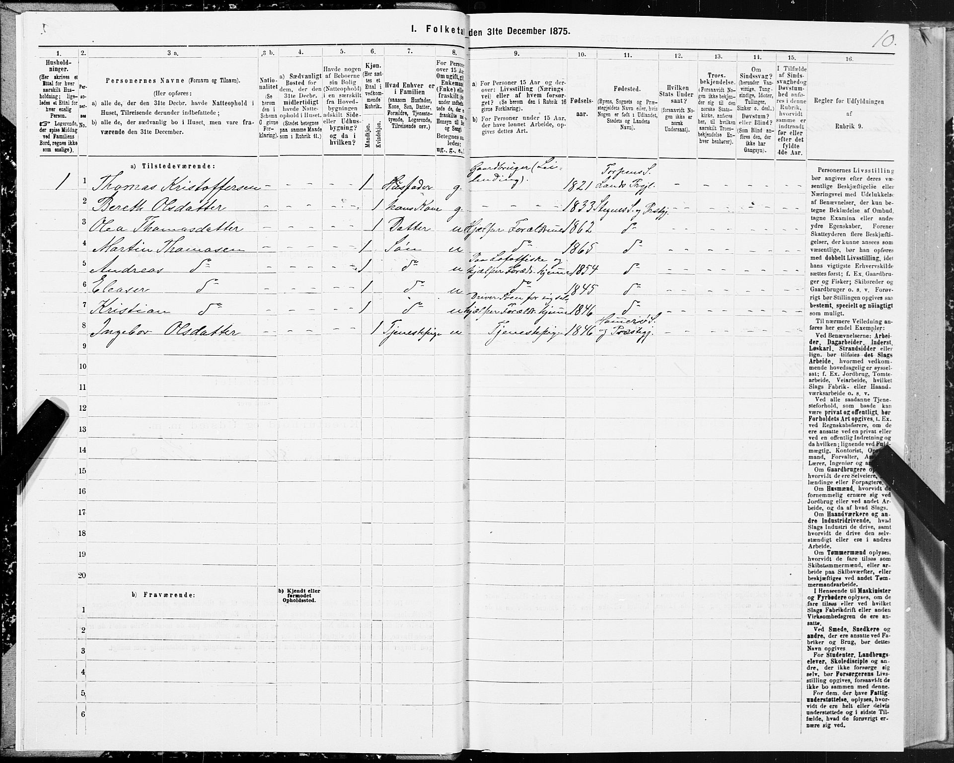 SAT, 1875 census for 1848P Steigen, 1875, p. 2010