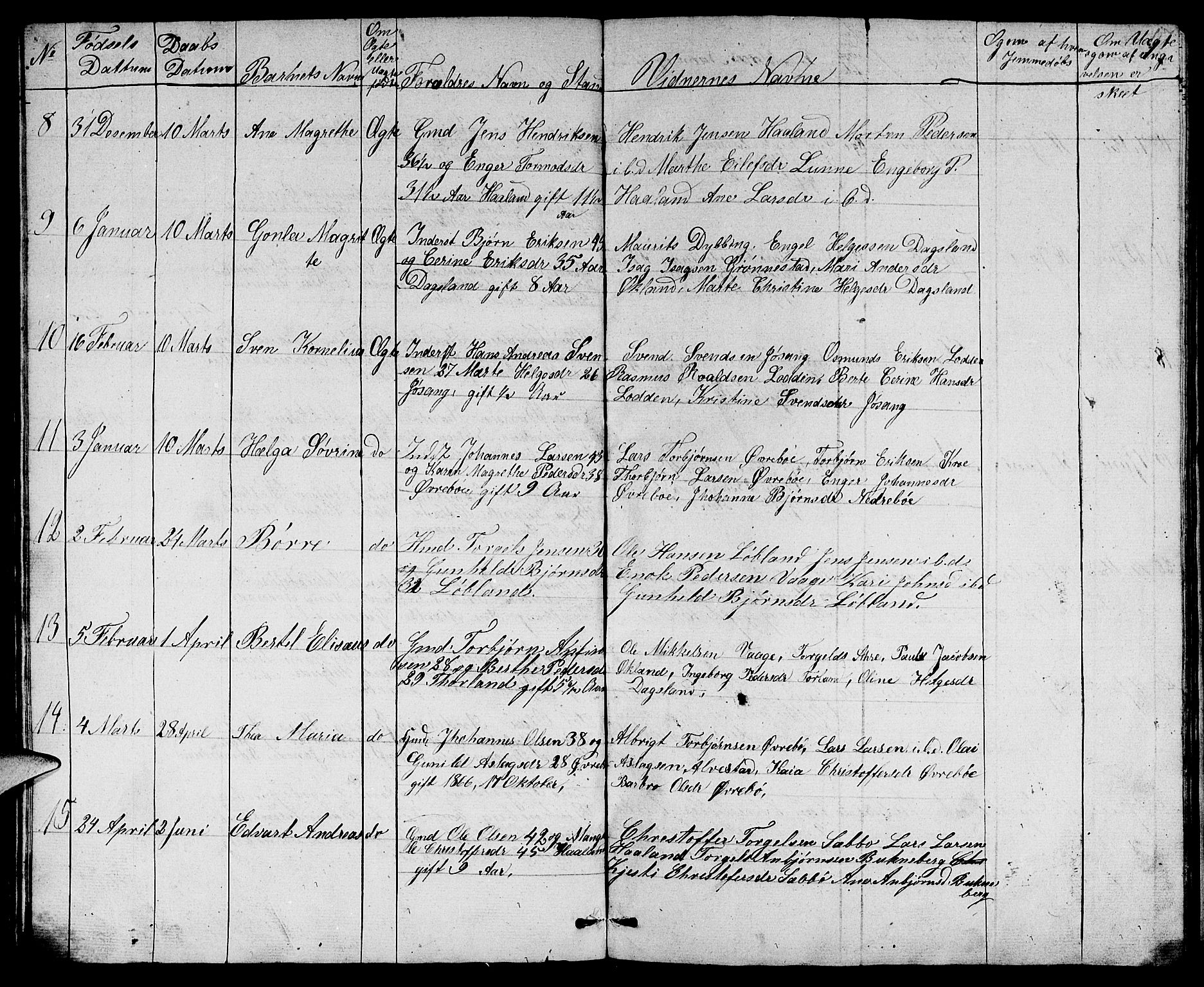 Tysvær sokneprestkontor, SAST/A -101864/H/Ha/Hab/L0001: Parish register (copy) no. B 1, 1851-1887, p. 57