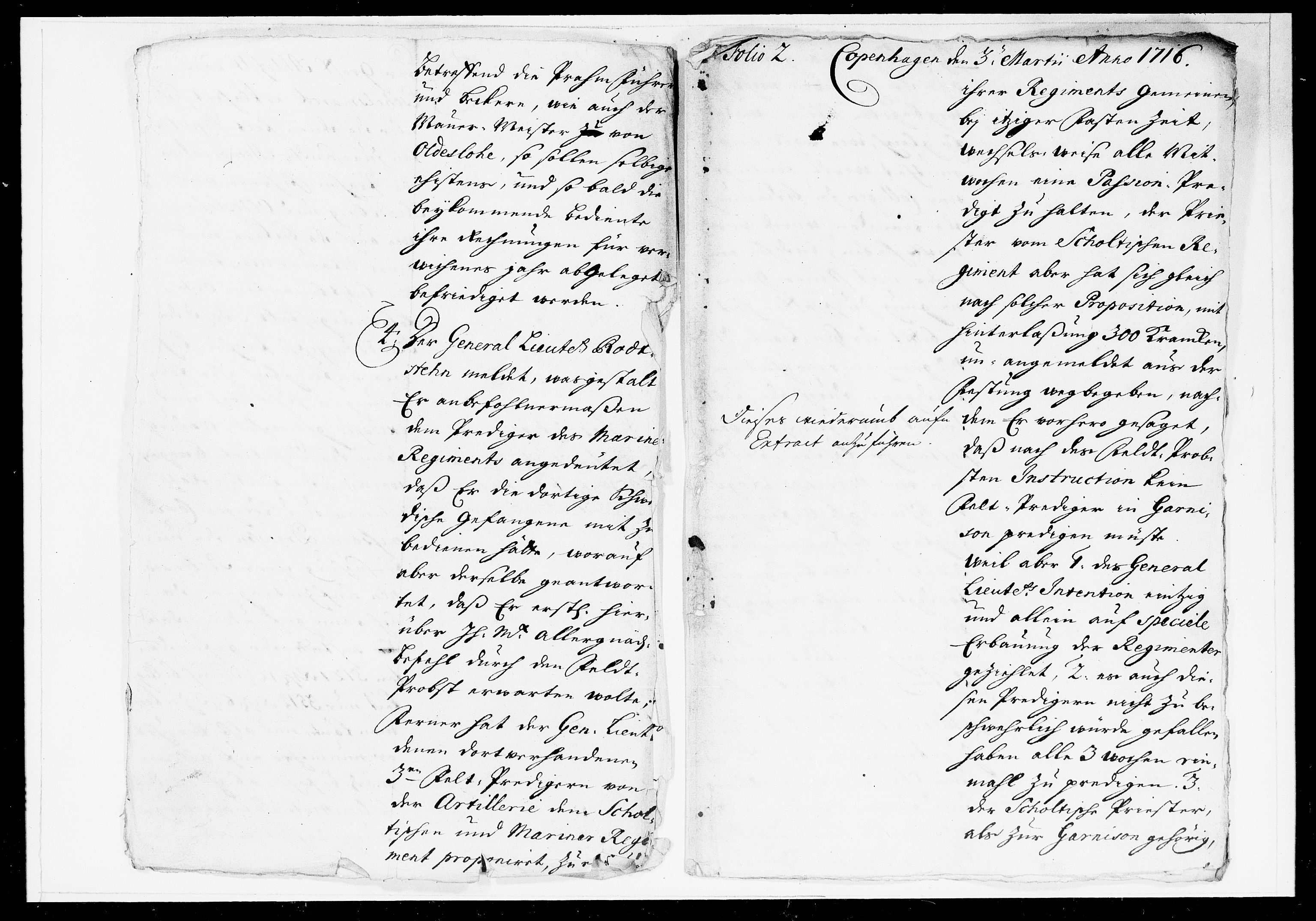 Krigskollegiet, Krigskancelliet, DRA/A-0006/-/1025-1036: Refererede sager, 1716, p. 197