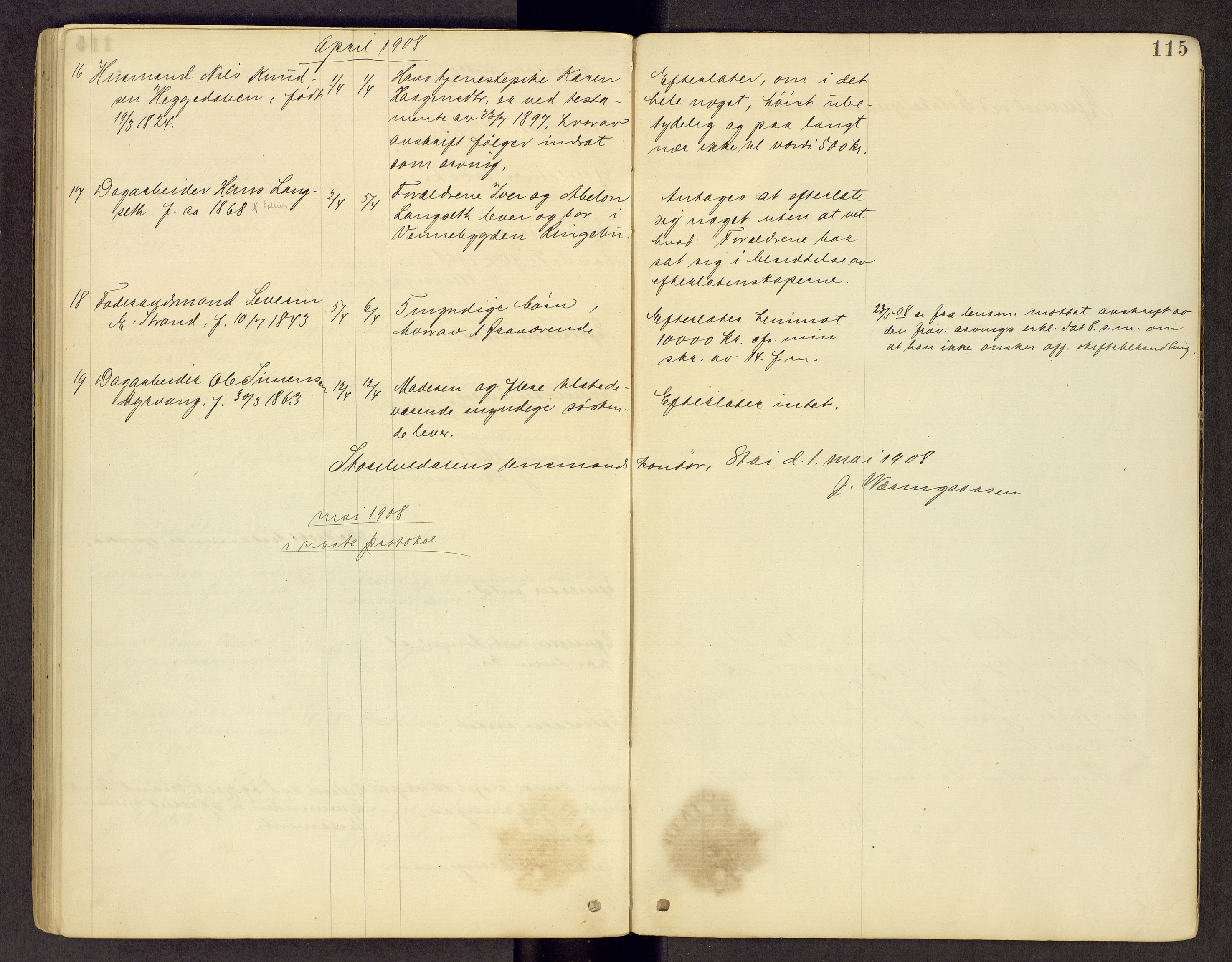 Sør-Østerdal sorenskriveri, AV/SAH-TING-018/J/Jg/L0014: Dødsfallsjournal, 1874-1908, p. 115