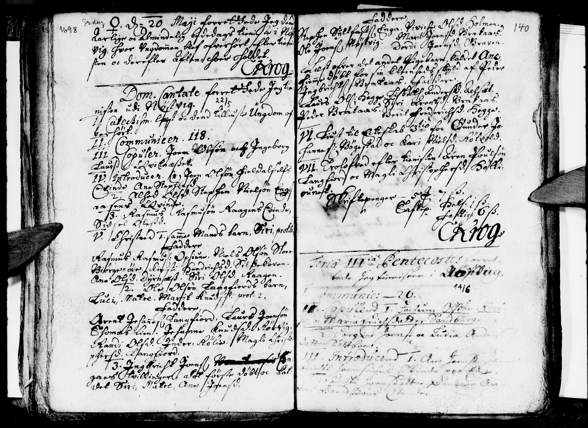 Ministerialprotokoller, klokkerbøker og fødselsregistre - Nordland, AV/SAT-A-1459/814/L0220: Parish register (official) no. 814A01, 1677-1717, p. 140