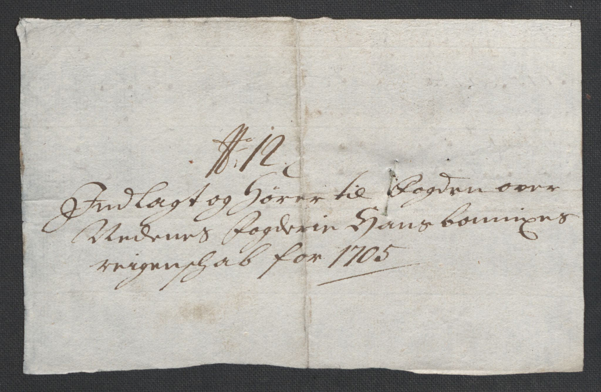 Rentekammeret inntil 1814, Reviderte regnskaper, Fogderegnskap, AV/RA-EA-4092/R39/L2317: Fogderegnskap Nedenes, 1704-1705, p. 475