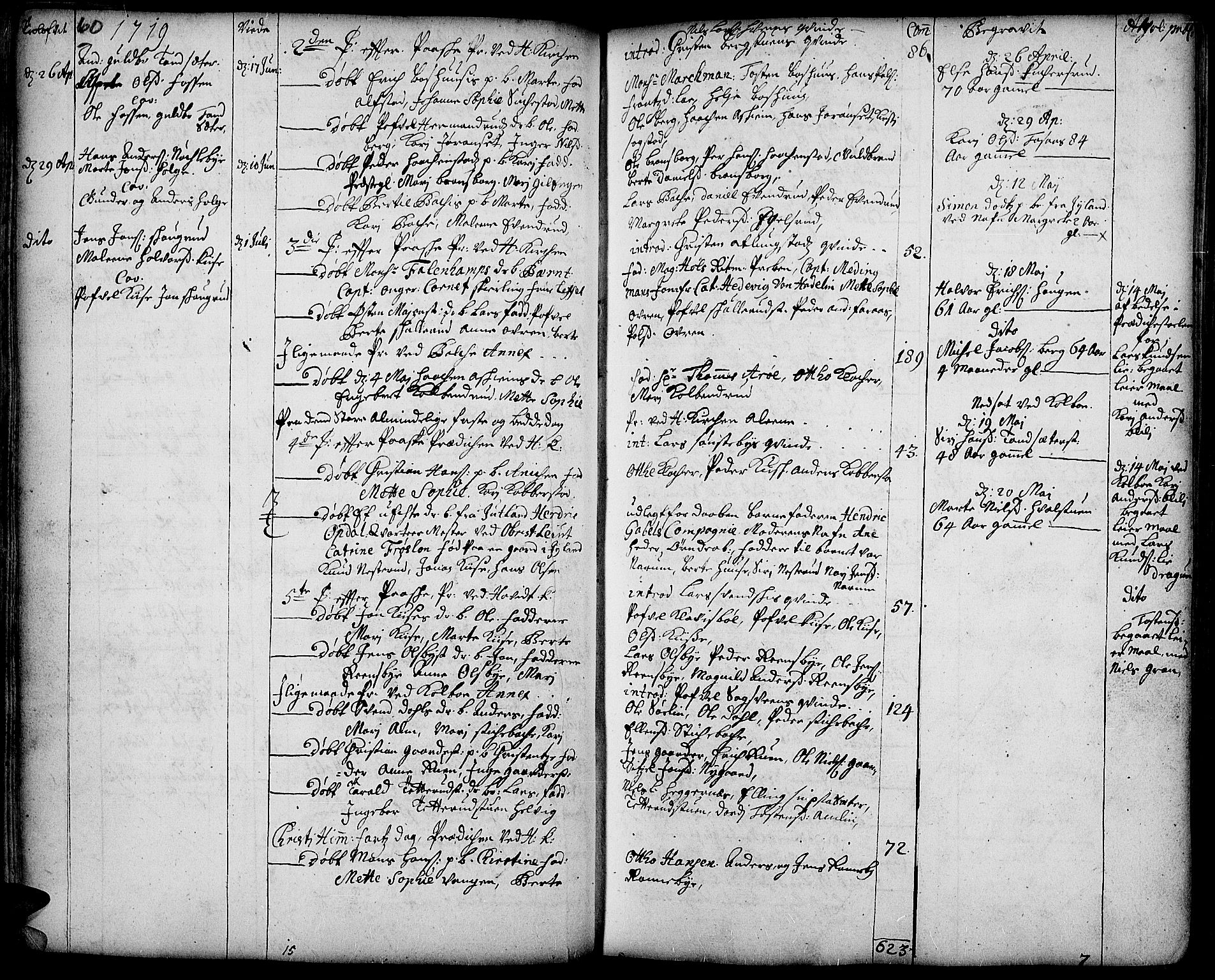 Toten prestekontor, AV/SAH-PREST-102/H/Ha/Haa/L0002: Parish register (official) no. 2, 1714-1732, p. 60