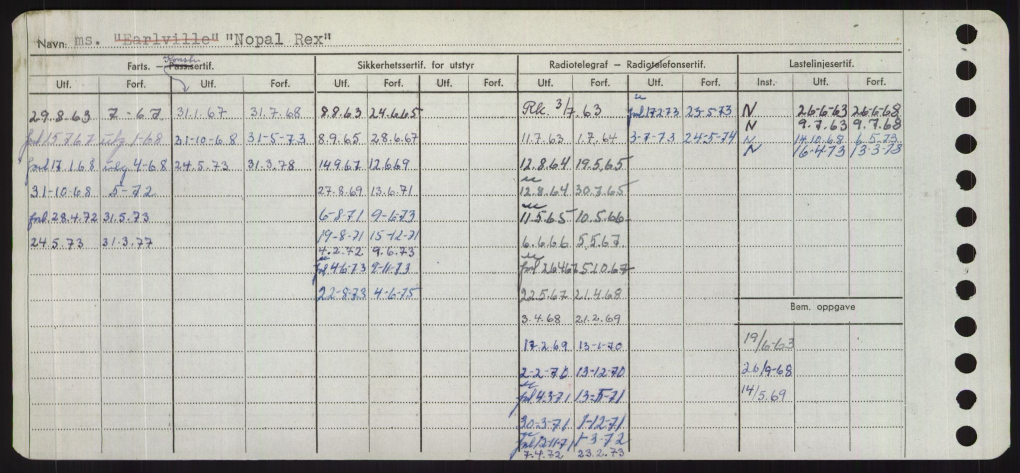 Sjøfartsdirektoratet med forløpere, Skipsmålingen, AV/RA-S-1627/H/Hd/L0026: Fartøy, N-Norhol, p. 292