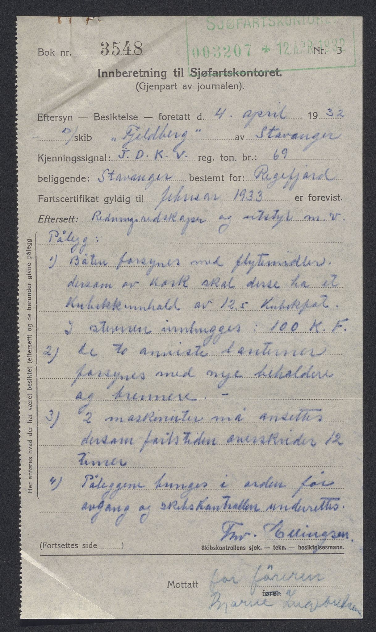 Sjøfartsdirektoratet med forløpere, skipsmapper slettede skip, AV/RA-S-4998/F/Fa/L0344: --, 1866-1935, p. 158