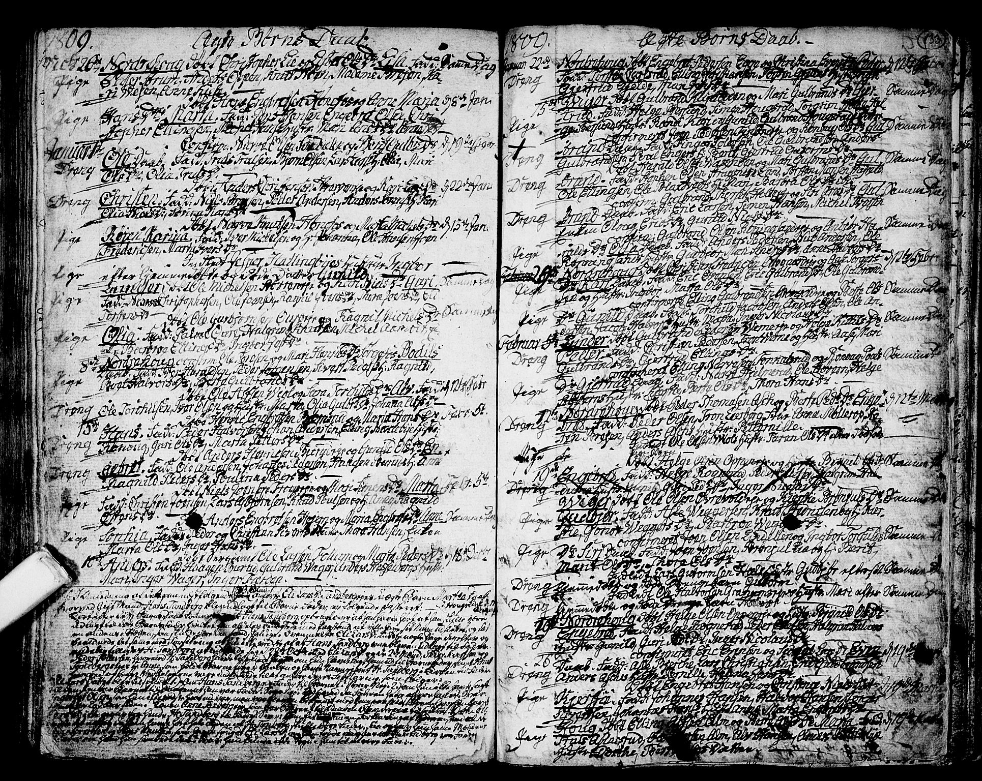 Norderhov kirkebøker, AV/SAKO-A-237/F/Fa/L0006: Parish register (official) no. 6, 1789-1811, p. 133