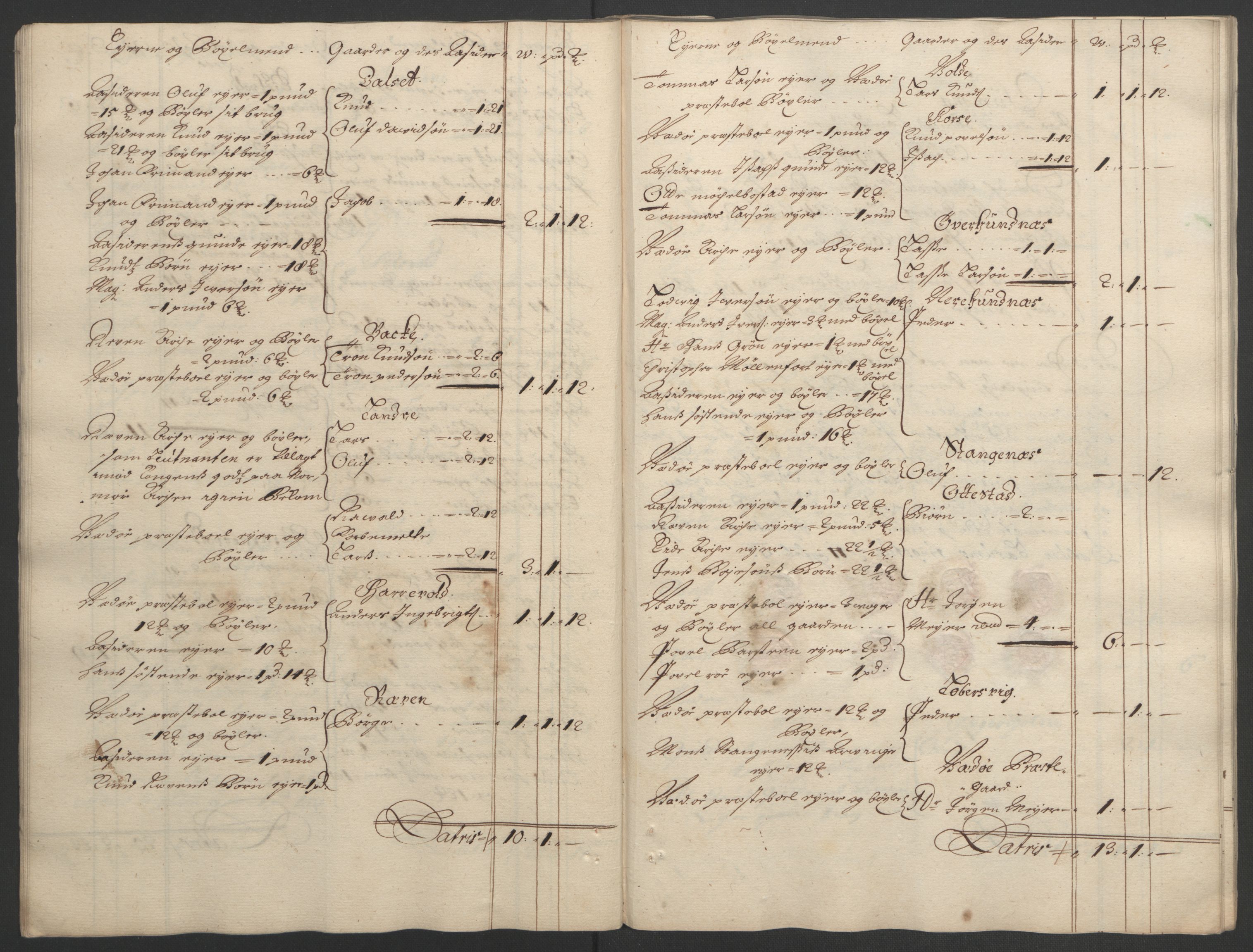 Rentekammeret inntil 1814, Reviderte regnskaper, Fogderegnskap, AV/RA-EA-4092/R55/L3651: Fogderegnskap Romsdal, 1693-1694, p. 32