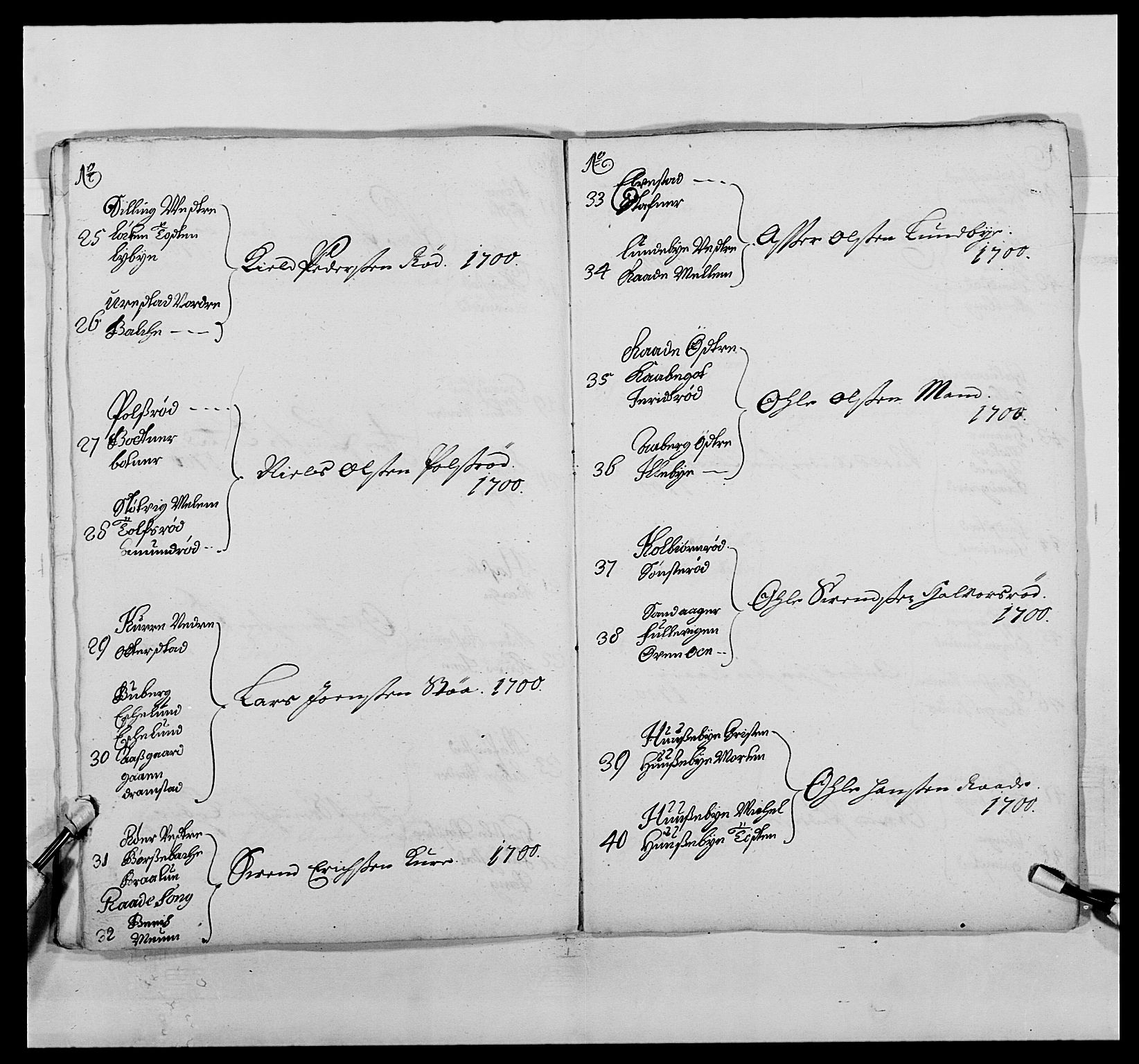 Kommanderende general (KG I) med Det norske krigsdirektorium, AV/RA-EA-5419/E/Ea/L0494: Smålenske regiment, 1697-1717, p. 233