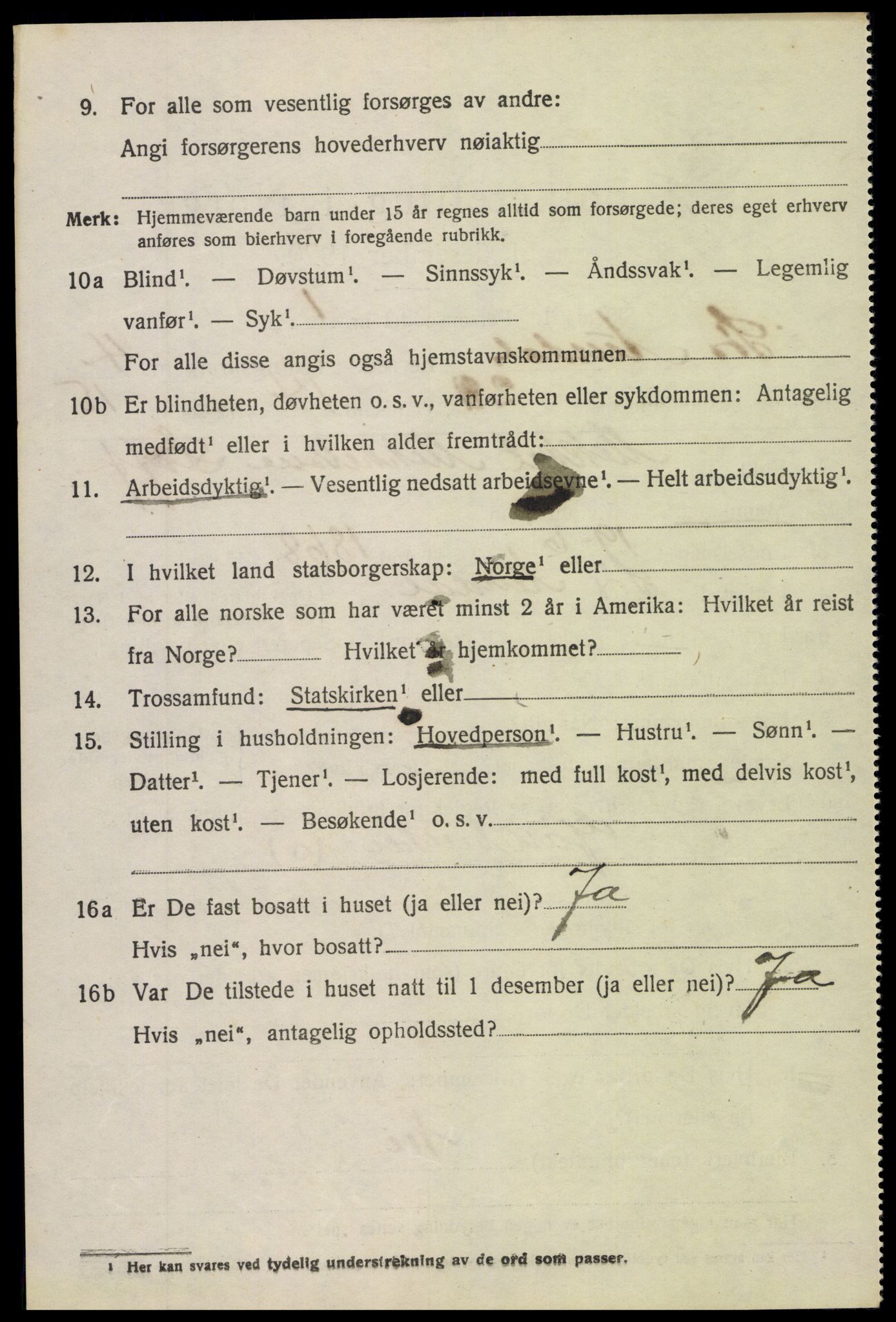 SAH, 1920 census for Sør-Aurdal, 1920, p. 2640