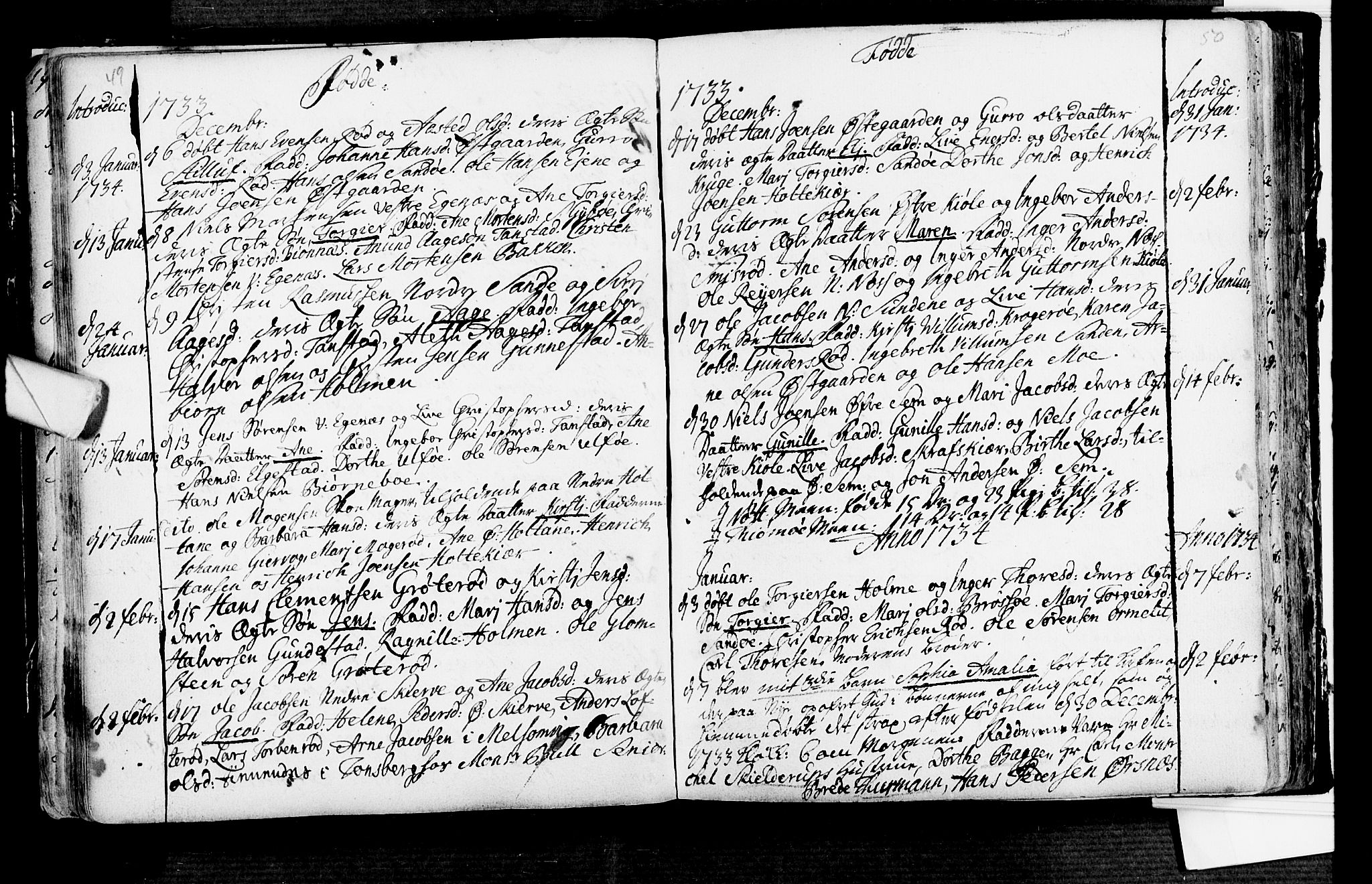 Nøtterøy kirkebøker, SAKO/A-354/F/Fa/L0001: Parish register (official) no. I 1, 1686-1738, p. 49-50