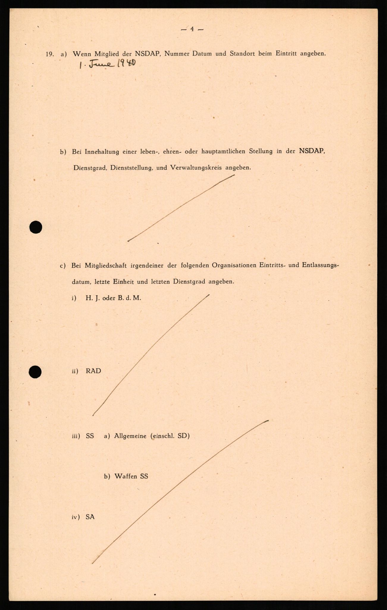 Forsvaret, Forsvarets overkommando II, AV/RA-RAFA-3915/D/Db/L0013: CI Questionaires. Tyske okkupasjonsstyrker i Norge. Tyskere., 1945-1946, p. 279