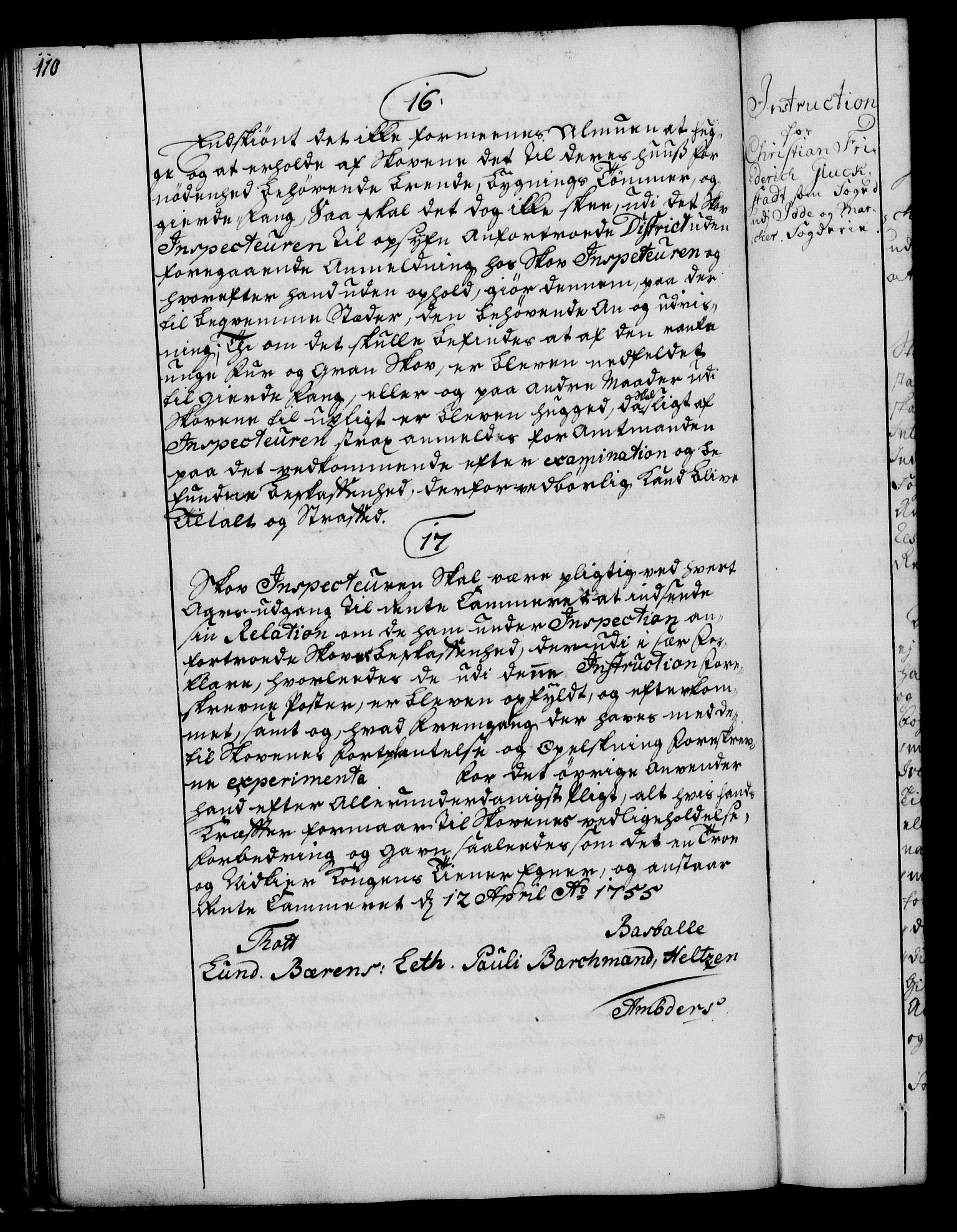 Rentekammeret, Kammerkanselliet, RA/EA-3111/G/Gg/Ggi/L0003: Norsk instruksjonsprotokoll med register (merket RK 53.36), 1751-1775, p. 110