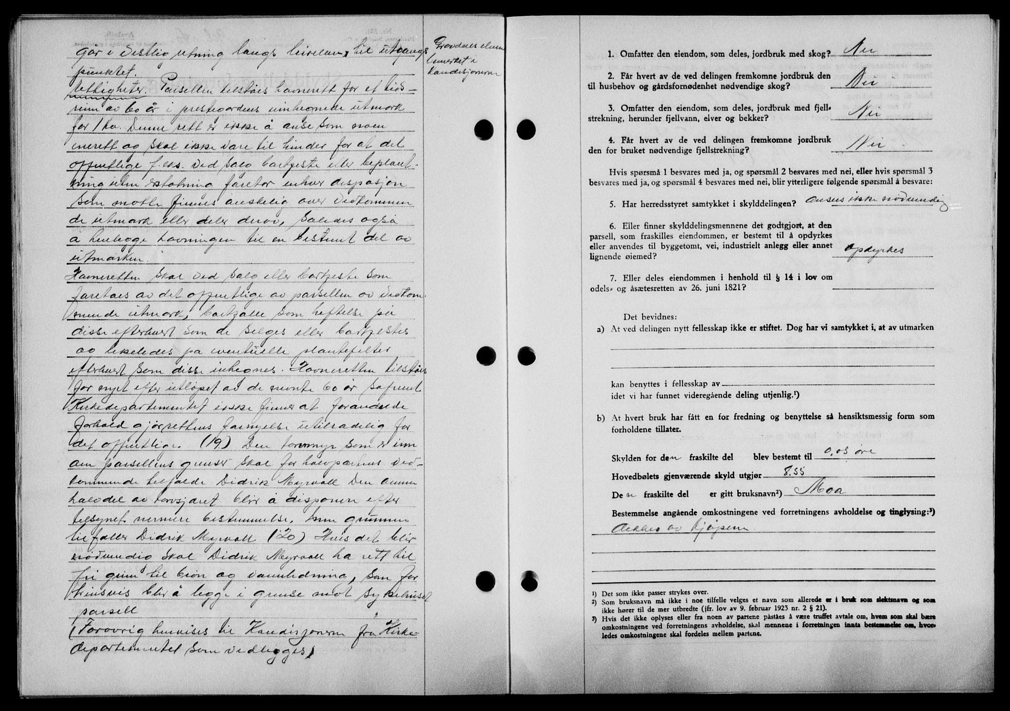 Lofoten sorenskriveri, SAT/A-0017/1/2/2C/L0007a: Mortgage book no. 7a, 1939-1940, Diary no: : 908/1940