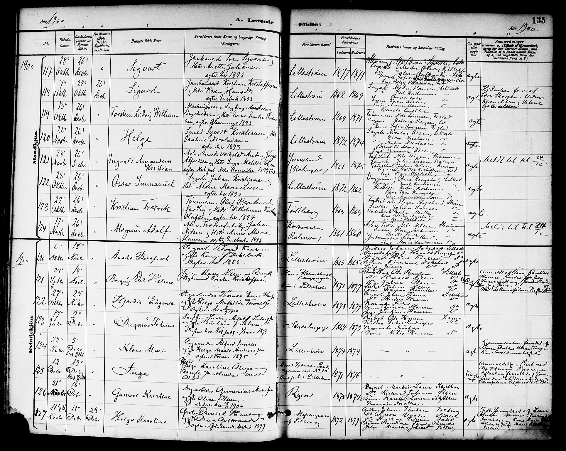 Skedsmo prestekontor Kirkebøker, SAO/A-10033a/F/Fa/L0014: Parish register (official) no. I 14, 1892-1901, p. 135