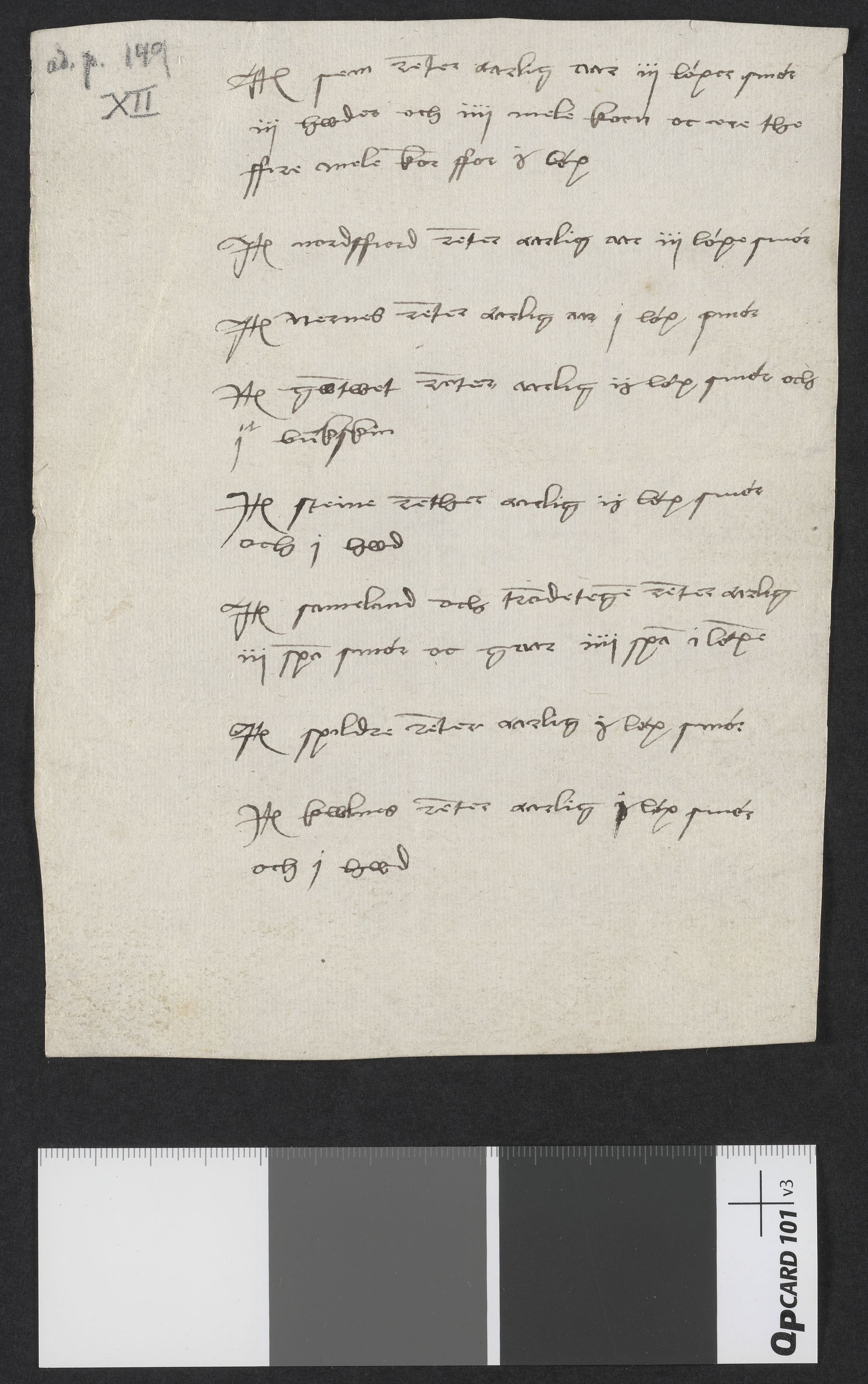 Riksarkivets diplomsamling, AV/RA-EA-5965/F13/F13b/L0014: Olav Engelbrektssons jordebøker, 1491-1533