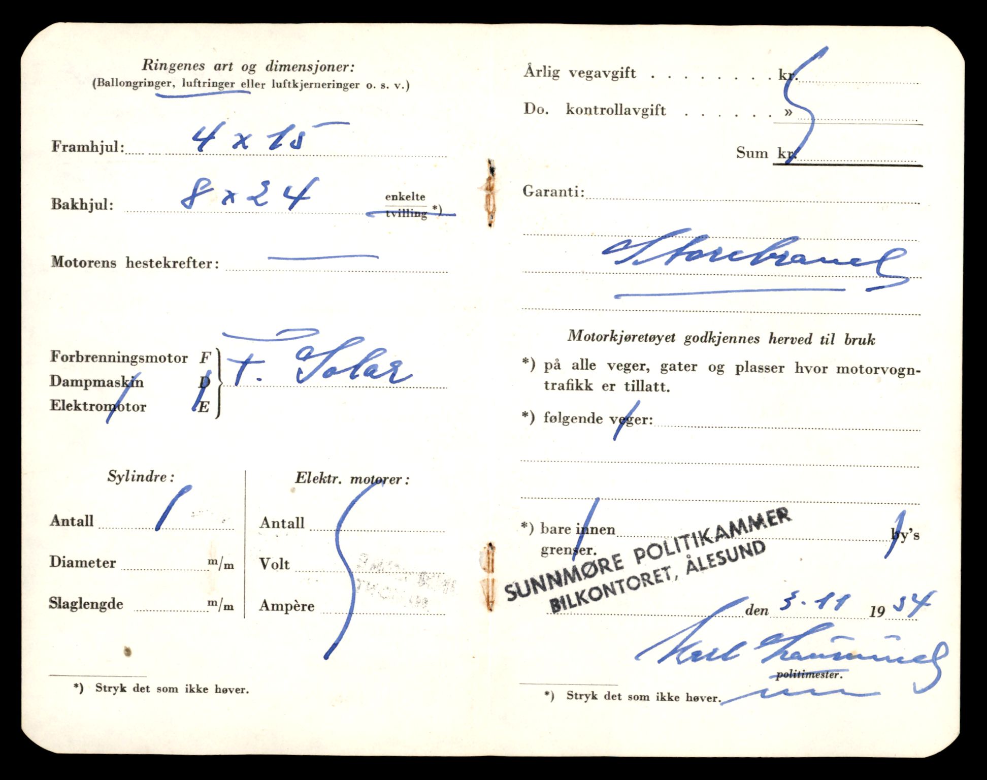 Møre og Romsdal vegkontor - Ålesund trafikkstasjon, SAT/A-4099/F/Fe/L0033: Registreringskort for kjøretøy T 12151 - T 12474, 1927-1998, p. 3648