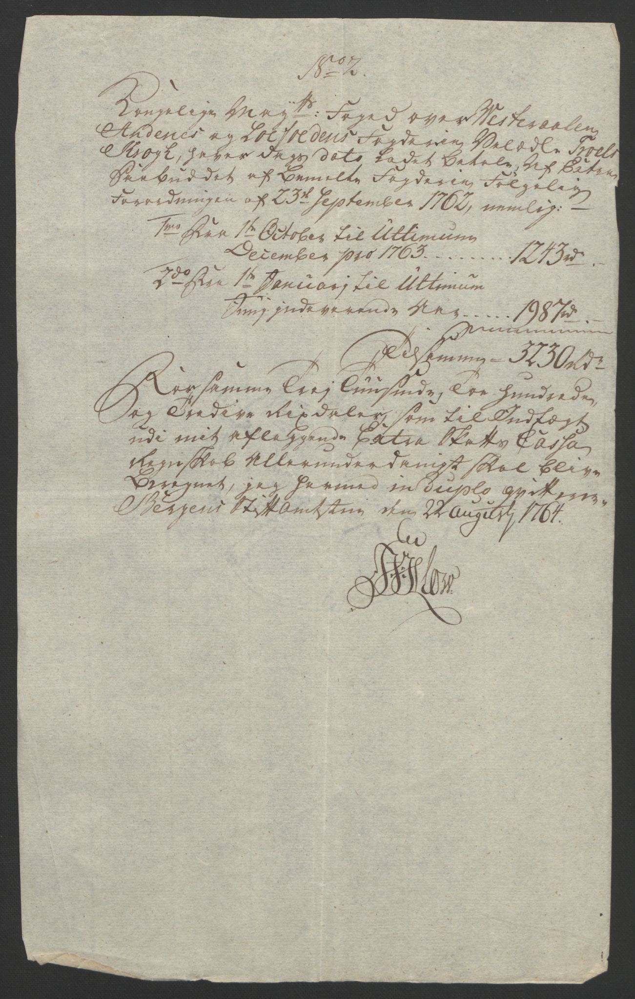 Rentekammeret inntil 1814, Reviderte regnskaper, Fogderegnskap, AV/RA-EA-4092/R67/L4747: Ekstraskatten Vesterålen, Andenes og Lofoten, 1762-1766, p. 332