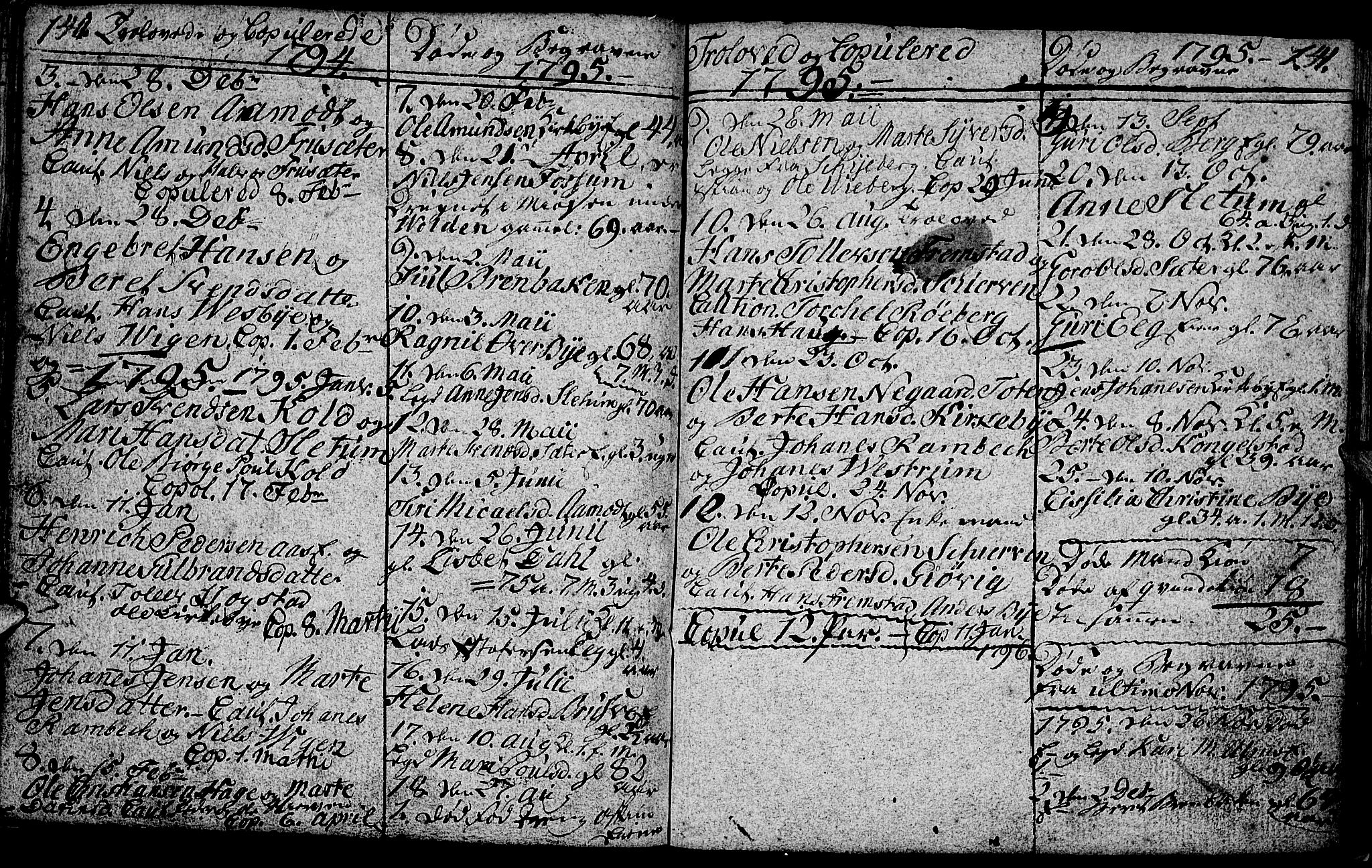 Vardal prestekontor, SAH/PREST-100/H/Ha/Hab/L0002: Parish register (copy) no. 2, 1790-1803, p. 140-141