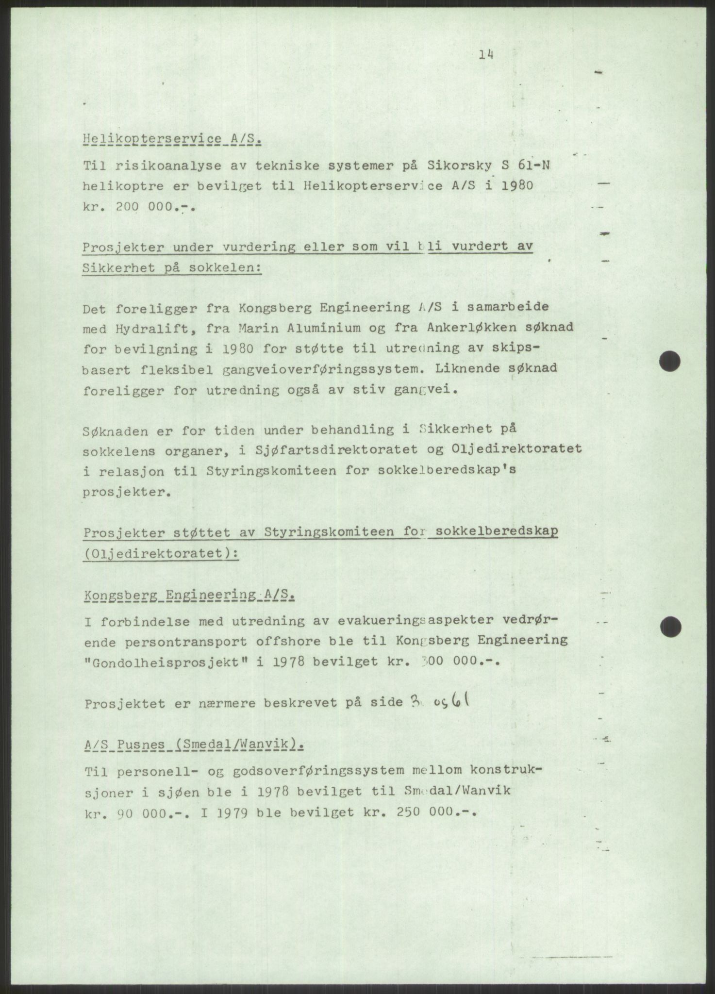 Justisdepartementet, Granskningskommisjonen ved Alexander Kielland-ulykken 27.3.1980, RA/S-1165/D/L0010: E CFEM (E20-E35 av 35)/G Oljedirektoratet (Doku.liste + G1-G3, G6-G8 av 8), 1980-1981, p. 523