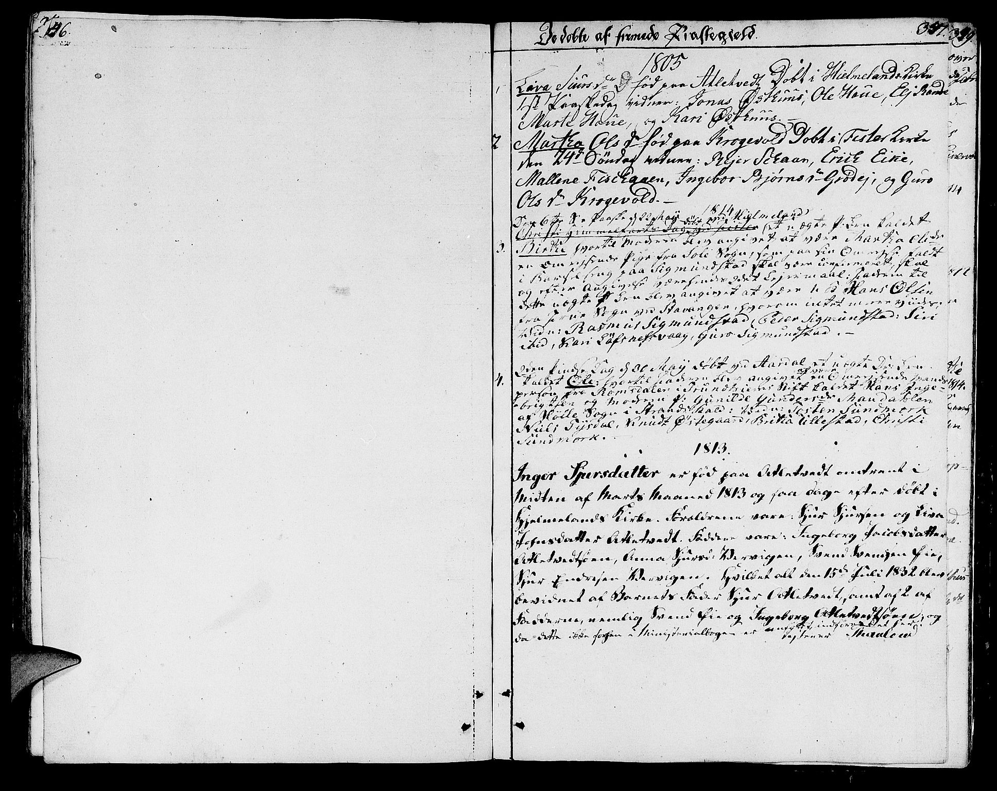 Hjelmeland sokneprestkontor, SAST/A-101843/01/IV/L0002: Parish register (official) no. A 2, 1799-1816, p. 346-347
