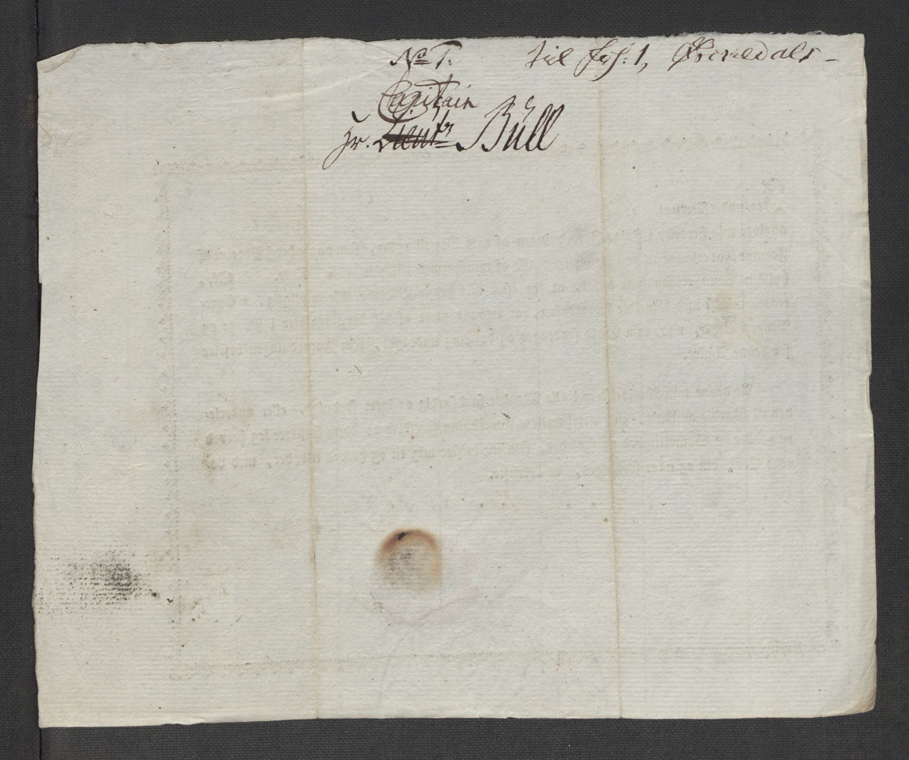 Rentekammeret inntil 1814, Reviderte regnskaper, Mindre regnskaper, AV/RA-EA-4068/Rf/Rfe/L0032: Numedal og Sandsvær fogderi, Orkdal og Gauldal fogderi, 1789, p. 207