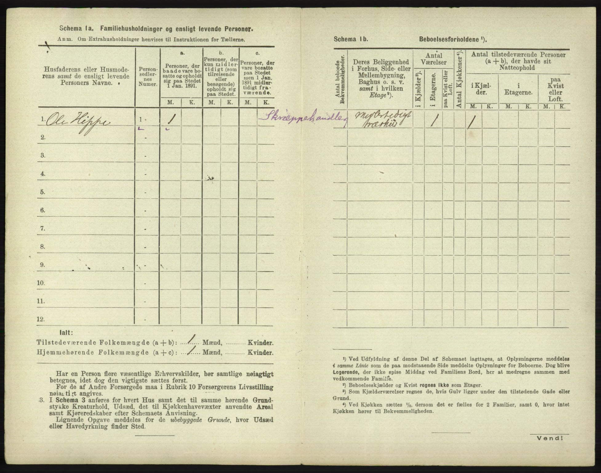 RA, 1891 census for 2001 Hammerfest, 1891, p. 1635