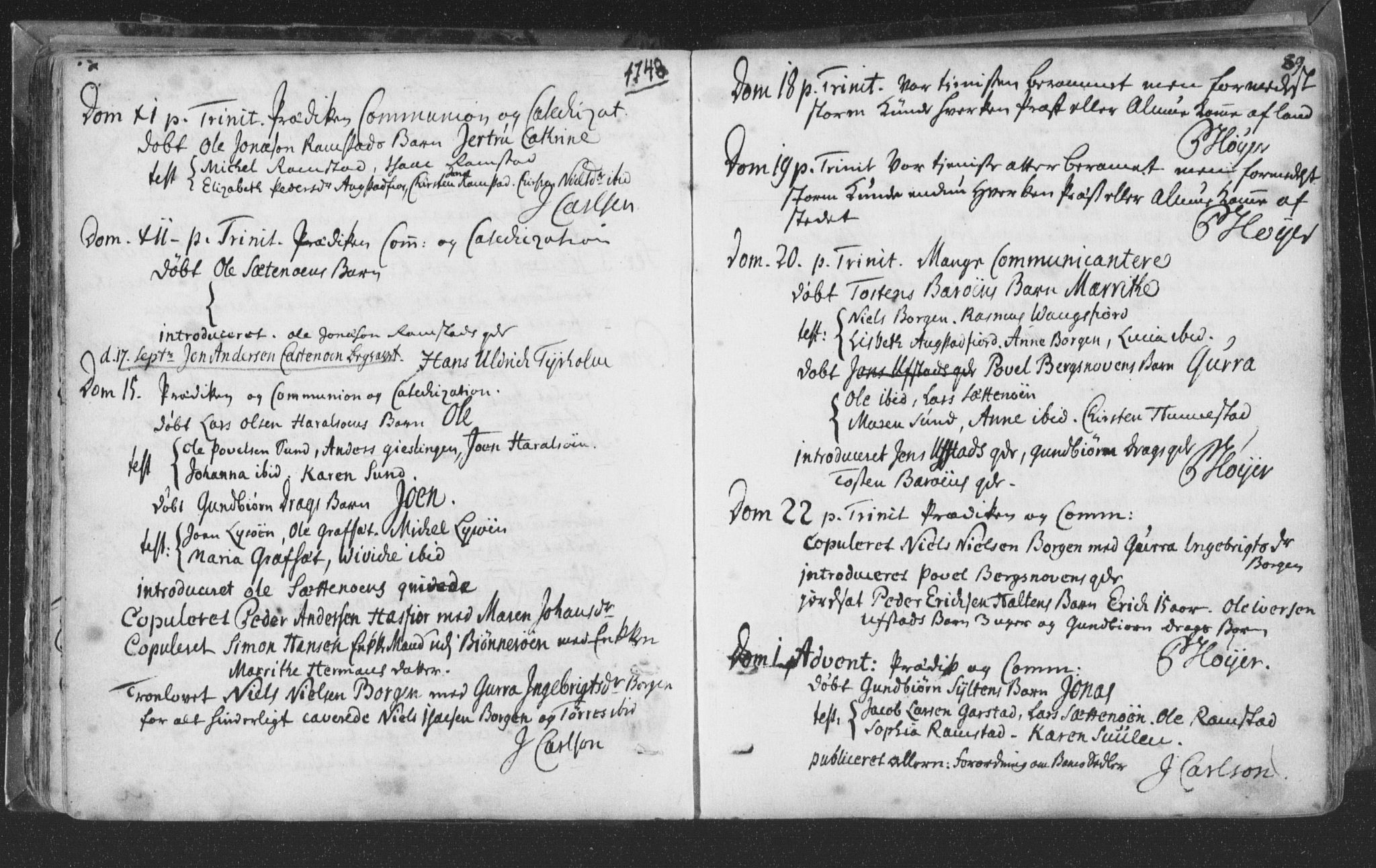 Ministerialprotokoller, klokkerbøker og fødselsregistre - Nord-Trøndelag, SAT/A-1458/786/L0685: Parish register (official) no. 786A01, 1710-1798, p. 89