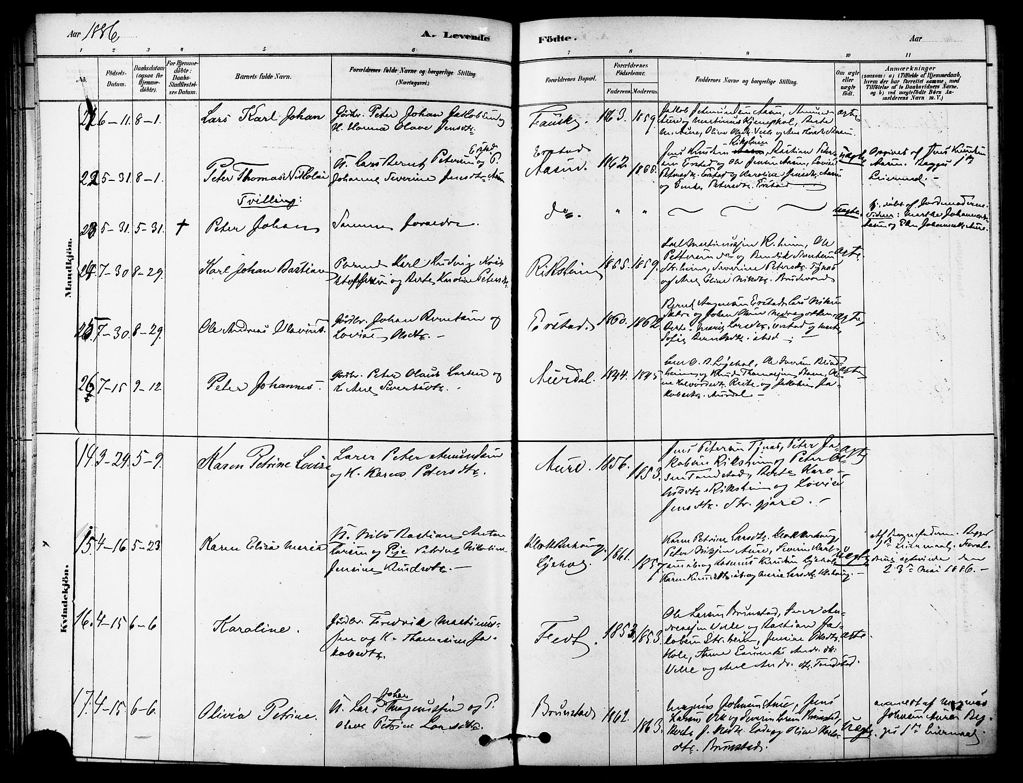 Ministerialprotokoller, klokkerbøker og fødselsregistre - Møre og Romsdal, AV/SAT-A-1454/523/L0334: Parish register (official) no. 523A01, 1878-1891